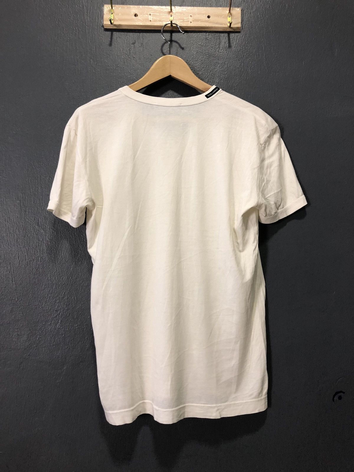 Dolce & Gabbana × Vintage VINTAGE DOLCE & GABBANA V NECK PLAIN SHIRT Size US S / EU 44-46 / 1 - 5 Thumbnail