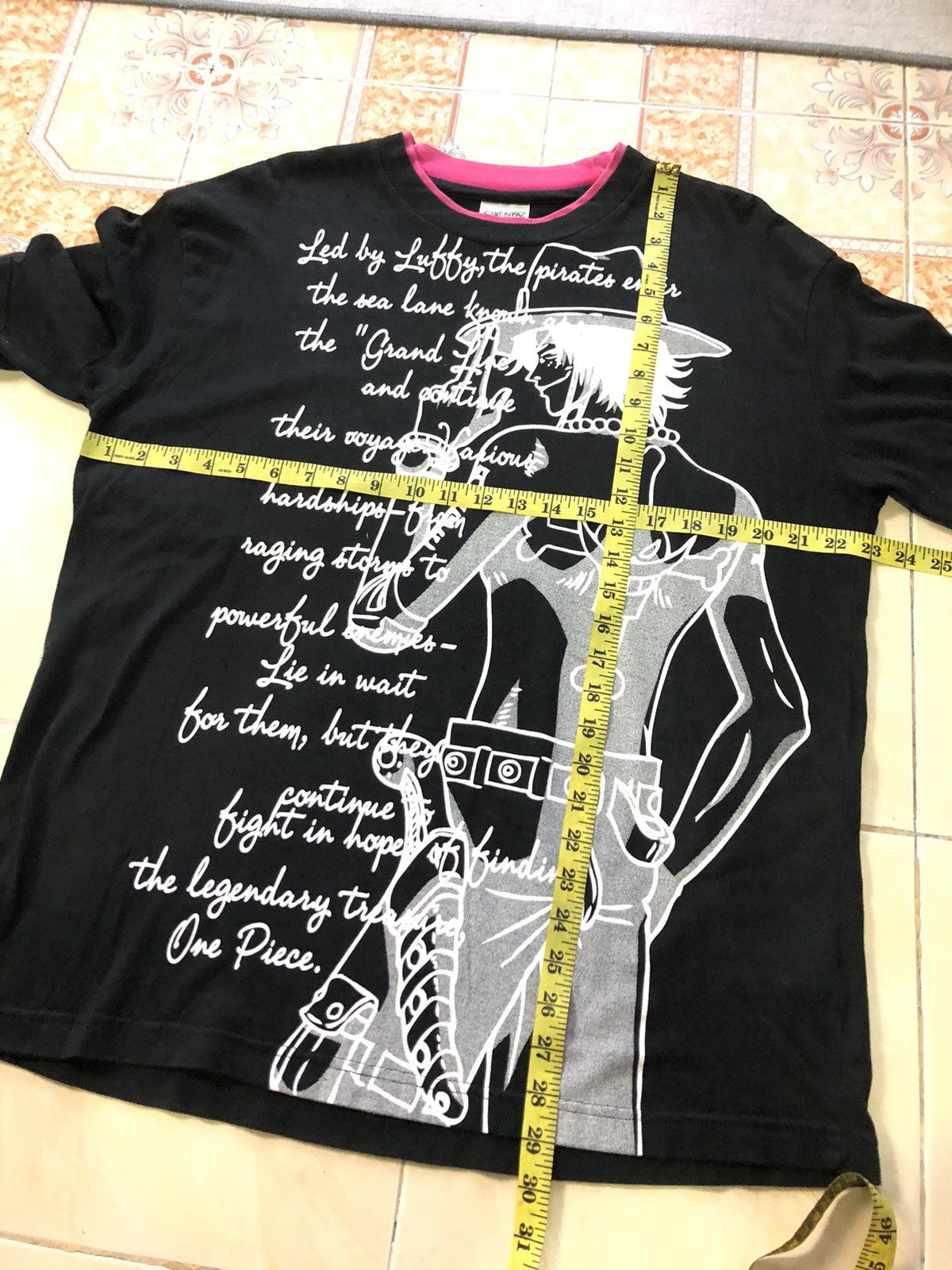 Japanese Brand × One Piece × Vintage VINTAGE ASCE ONE PIECE CHARACTER JAPANESE ANIME SHIRT Size US L / EU 52-54 / 3 - 10 Thumbnail