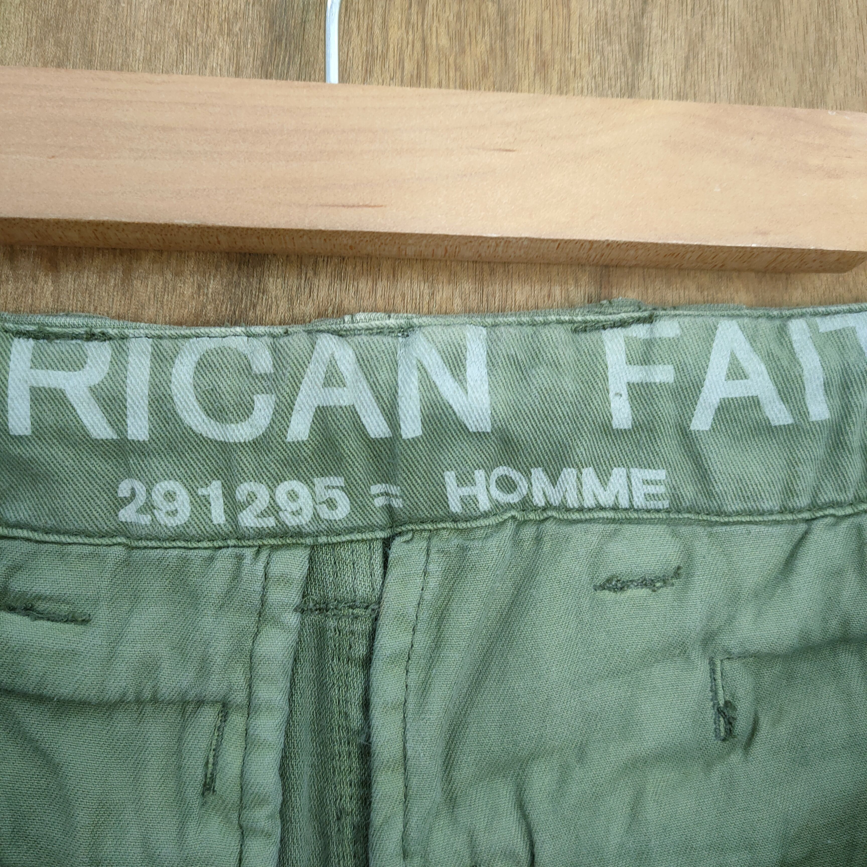Japanese Brand RUSTY 💥 290125 HOMME GREEN FADED CARGO PANTS Size US 30 / EU 46 - 11 Thumbnail