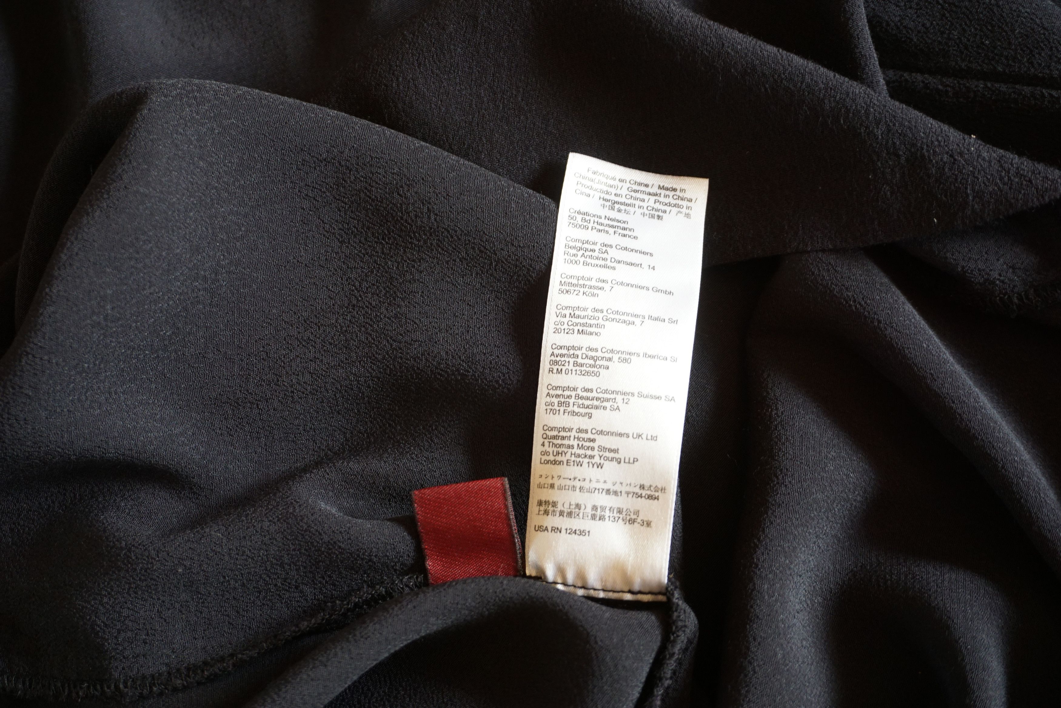 FRNCH Ladies Comptoir des Cotonniers blouse 38 M US S tunic casual Size S / US 4 / IT 40 - 19 Thumbnail