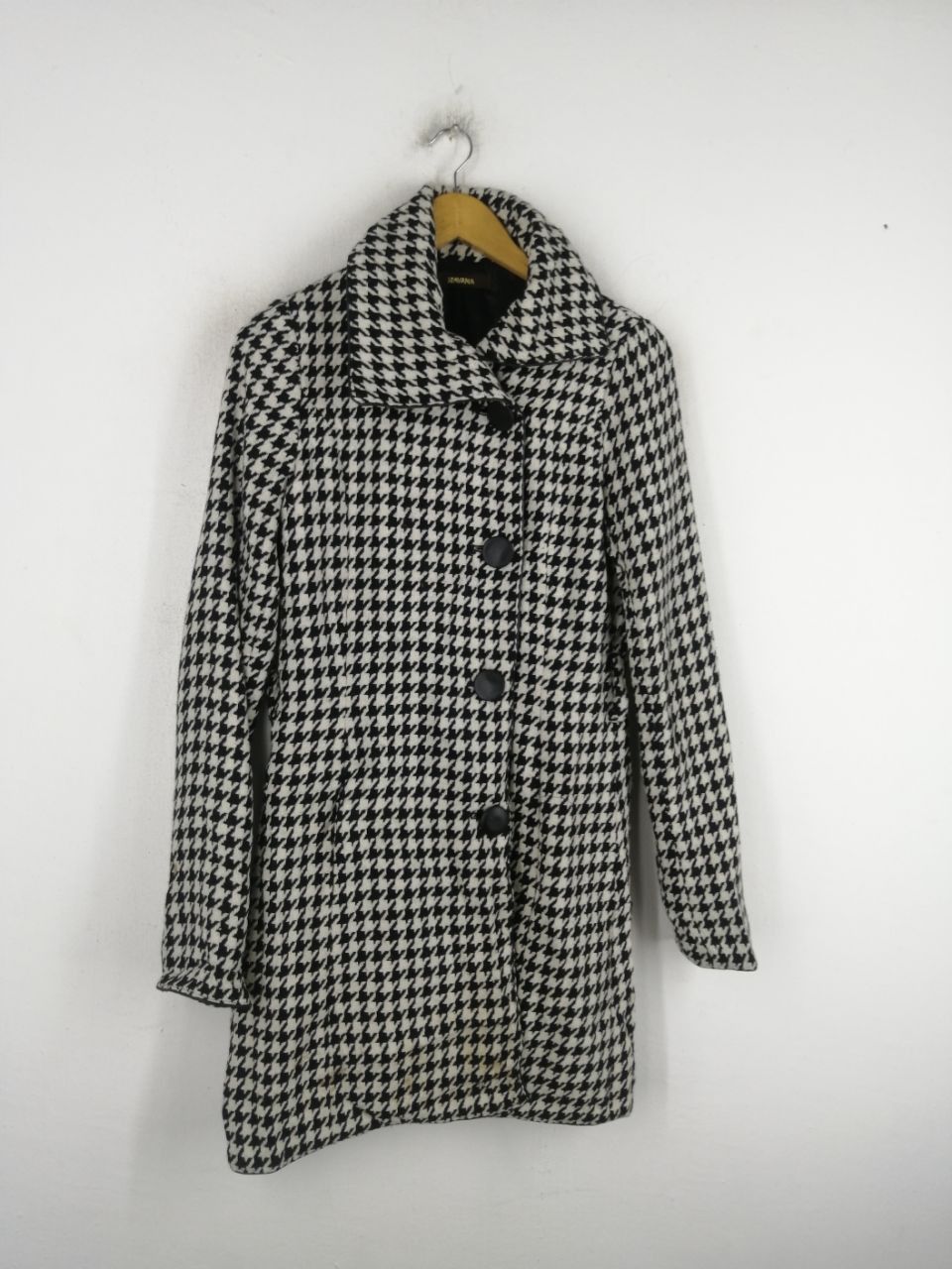 Japanese Brand Navana Black & White Long Coat Size US S / EU 44-46 / 1 - 2 Thumbnail