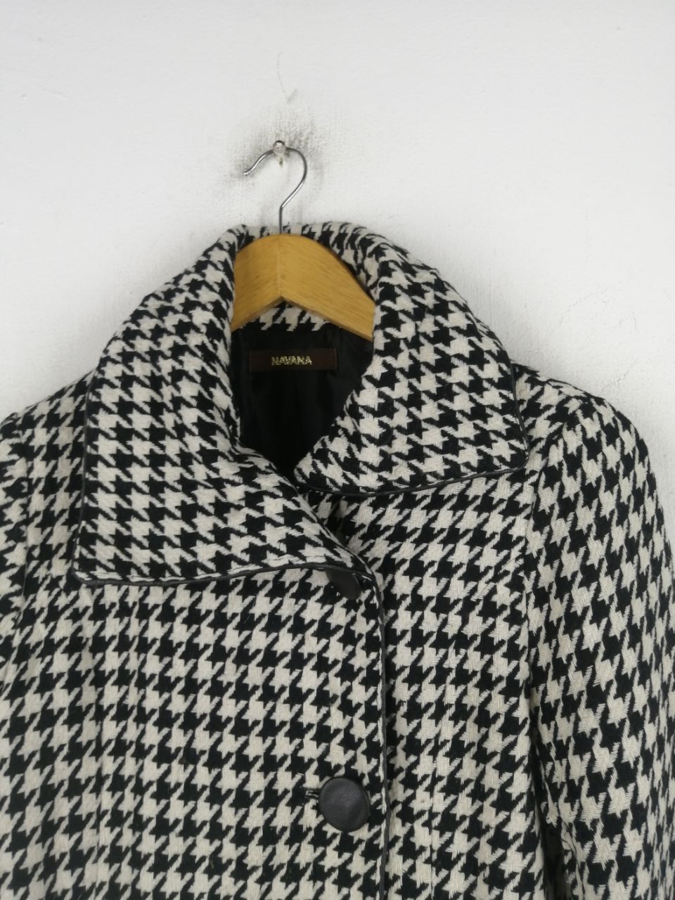 Japanese Brand Navana Black & White Long Coat Size US S / EU 44-46 / 1 - 4 Thumbnail