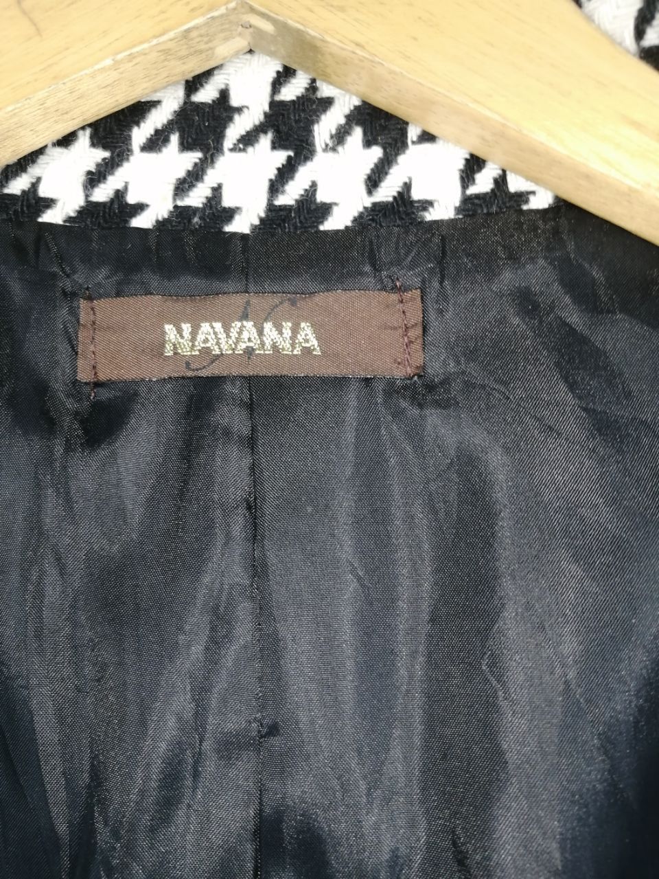 Japanese Brand Navana Black & White Long Coat Size US S / EU 44-46 / 1 - 6 Thumbnail