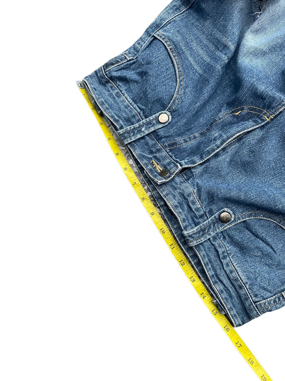 Japanese Brand Sex Pot Revenge Distresed Painted Denim Size US 32 / EU 48 - 2 Thumbnail