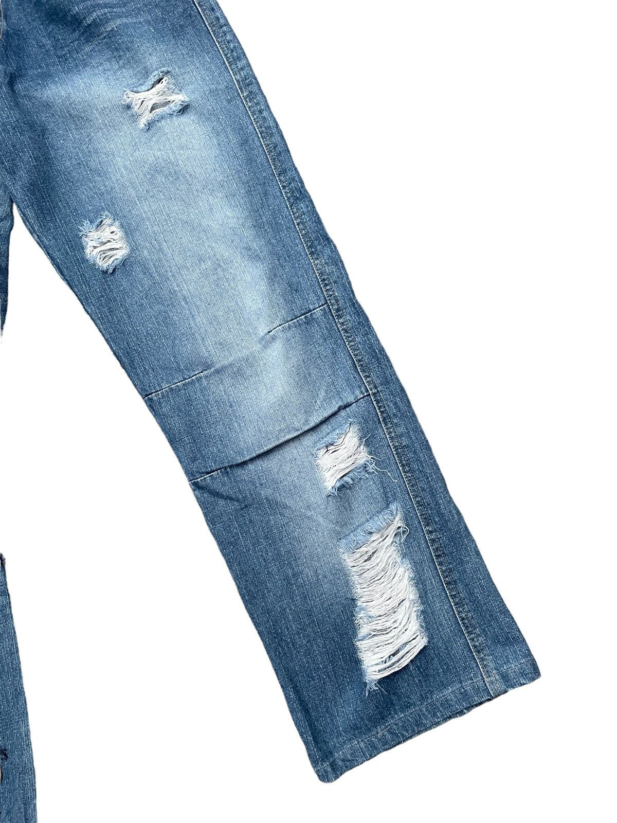 Japanese Brand Sex Pot Revenge Distresed Painted Denim Size US 32 / EU 48 - 5 Thumbnail