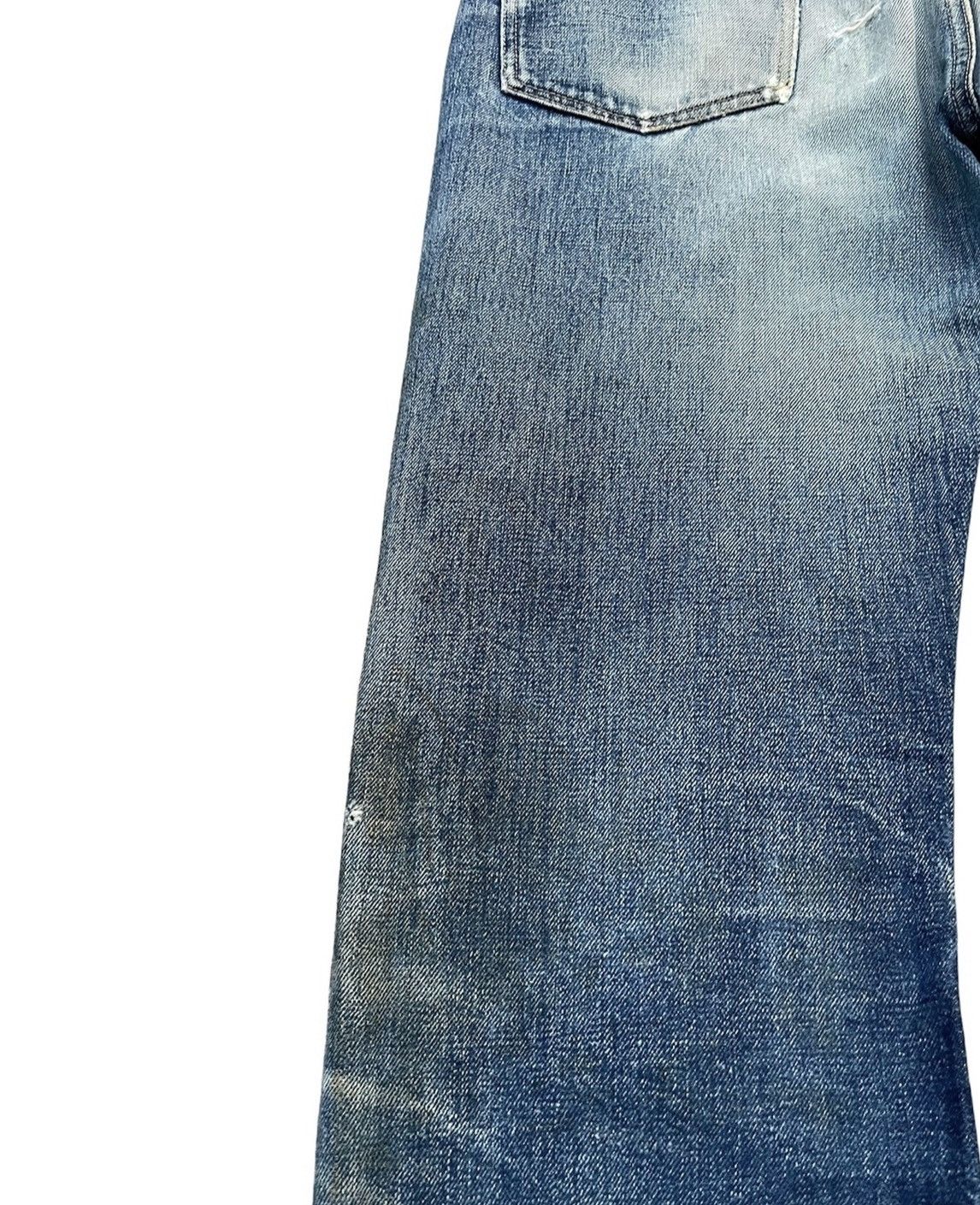 Denime × Vintage Vintage Denime Orizzonti Selvedge Distresed & Rework Size US 29 - 10 Thumbnail