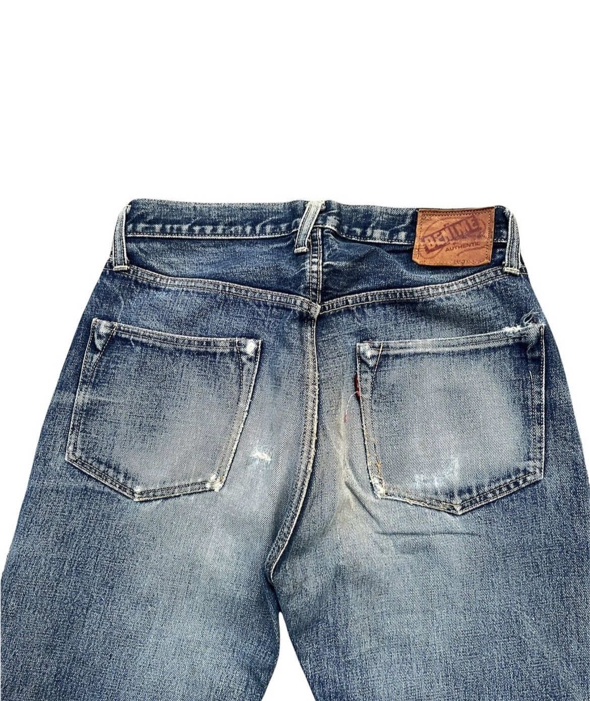 Denime × Vintage Vintage Denime Orizzonti Selvedge Distresed & Rework Size US 29 - 11 Thumbnail