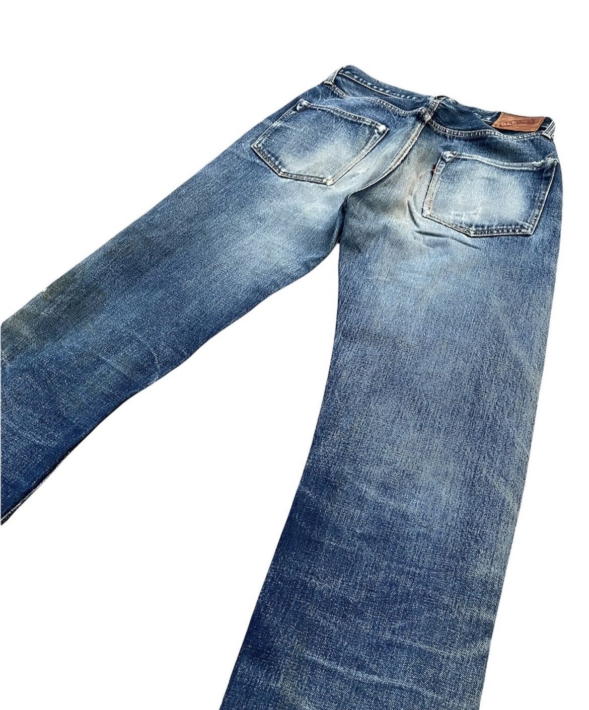 Denime × Vintage Vintage Denime Orizzonti Selvedge Distresed & Rework Size US 29 - 9 Thumbnail