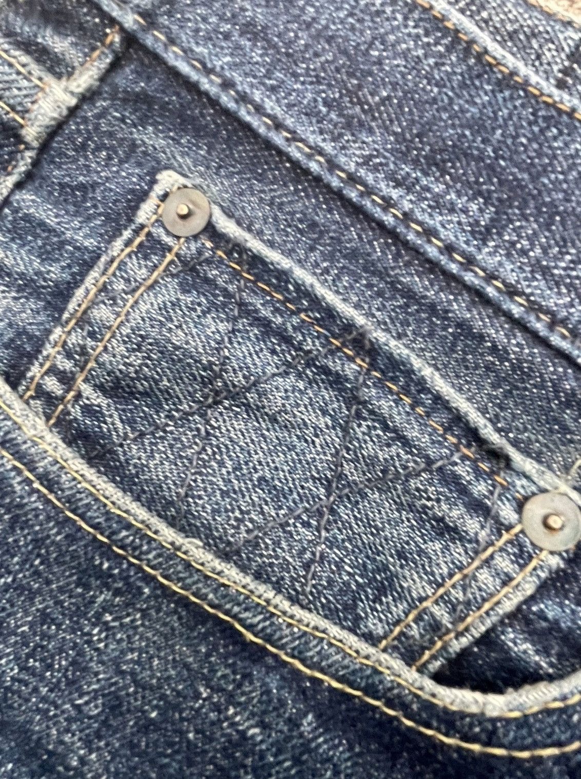Schott Schott Perfecto Vintage Aging Selvedge Distressed Denim Size US 35 - 20 Thumbnail
