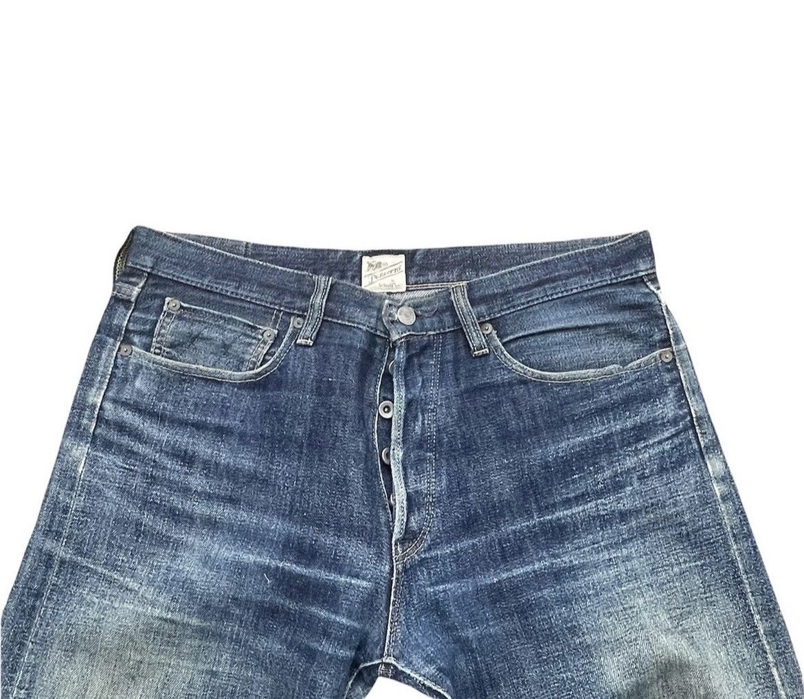 Schott Schott Perfecto Vintage Aging Selvedge Distressed Denim Size US 35 - 4 Thumbnail