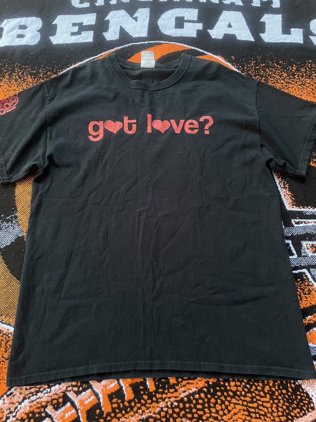Gildan Vintage Got Love? Black T-Shirt Rare Size US L / EU 52-54 / 3 - 1 Thumbnail