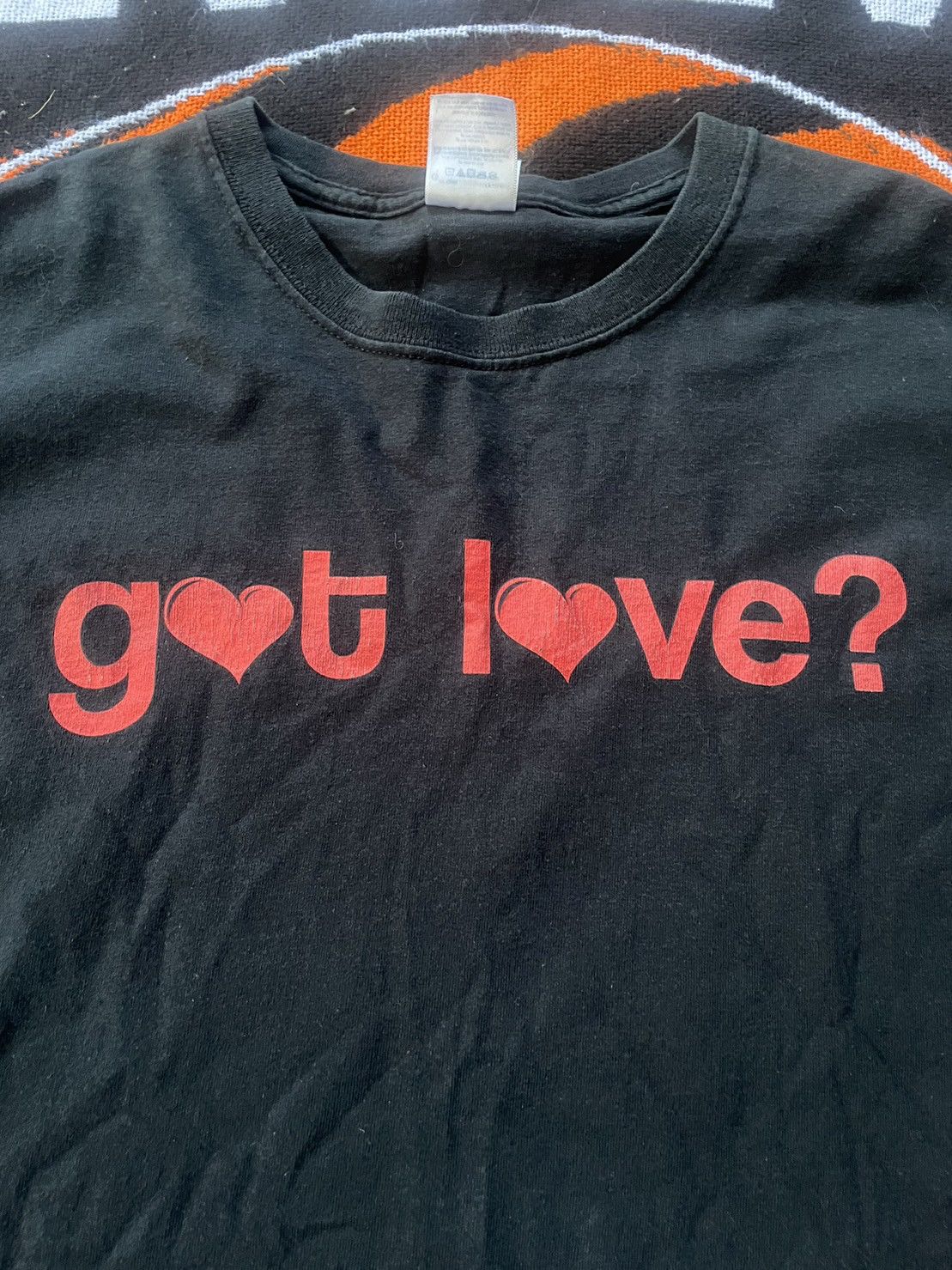 Gildan Vintage Got Love? Black T-Shirt Rare Size US L / EU 52-54 / 3 - 2 Thumbnail
