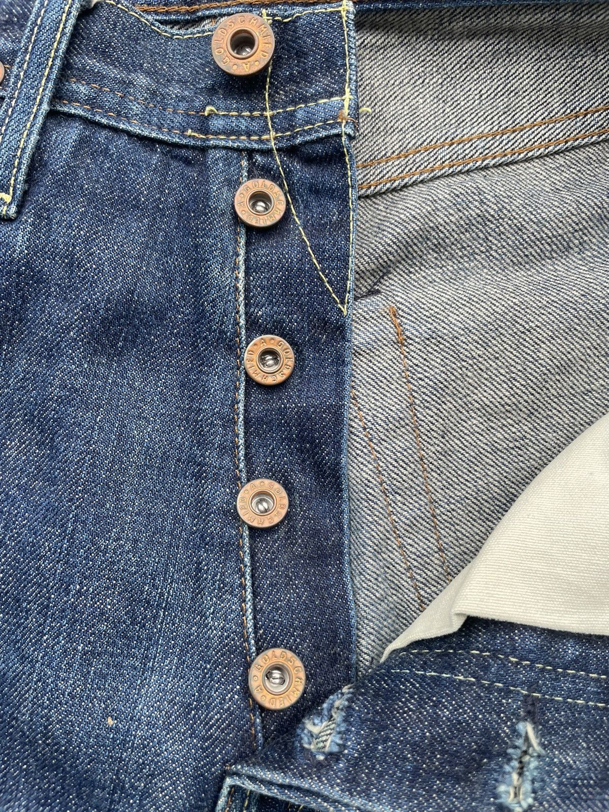 AG Adriano Goldschmied × Designer × Vintage Vintage Adriano Goldschmied Selvedge Denim Size US 31 - 23 Thumbnail