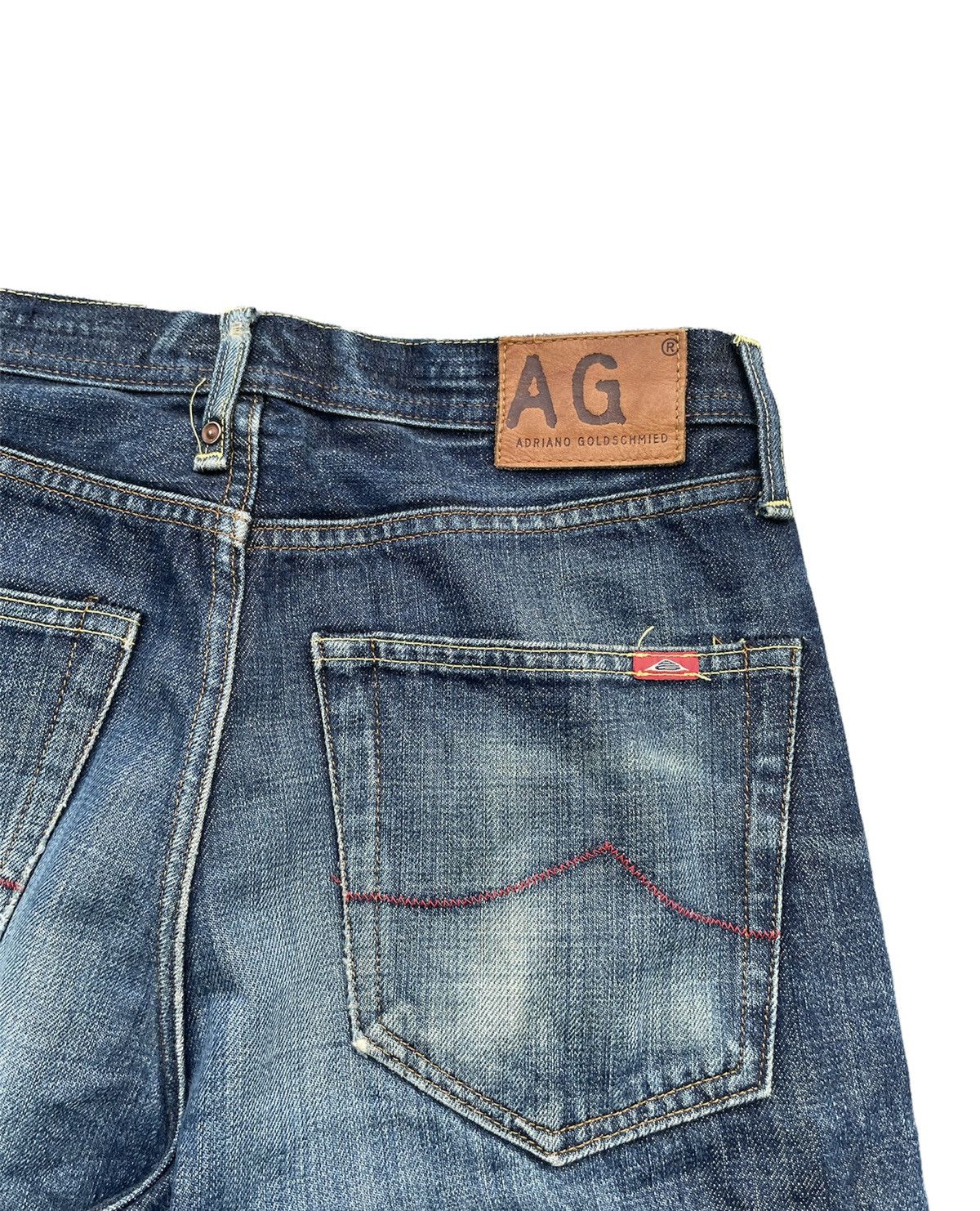 AG Adriano Goldschmied × Designer × Vintage Vintage Adriano Goldschmied Selvedge Denim Size US 31 - 11 Thumbnail