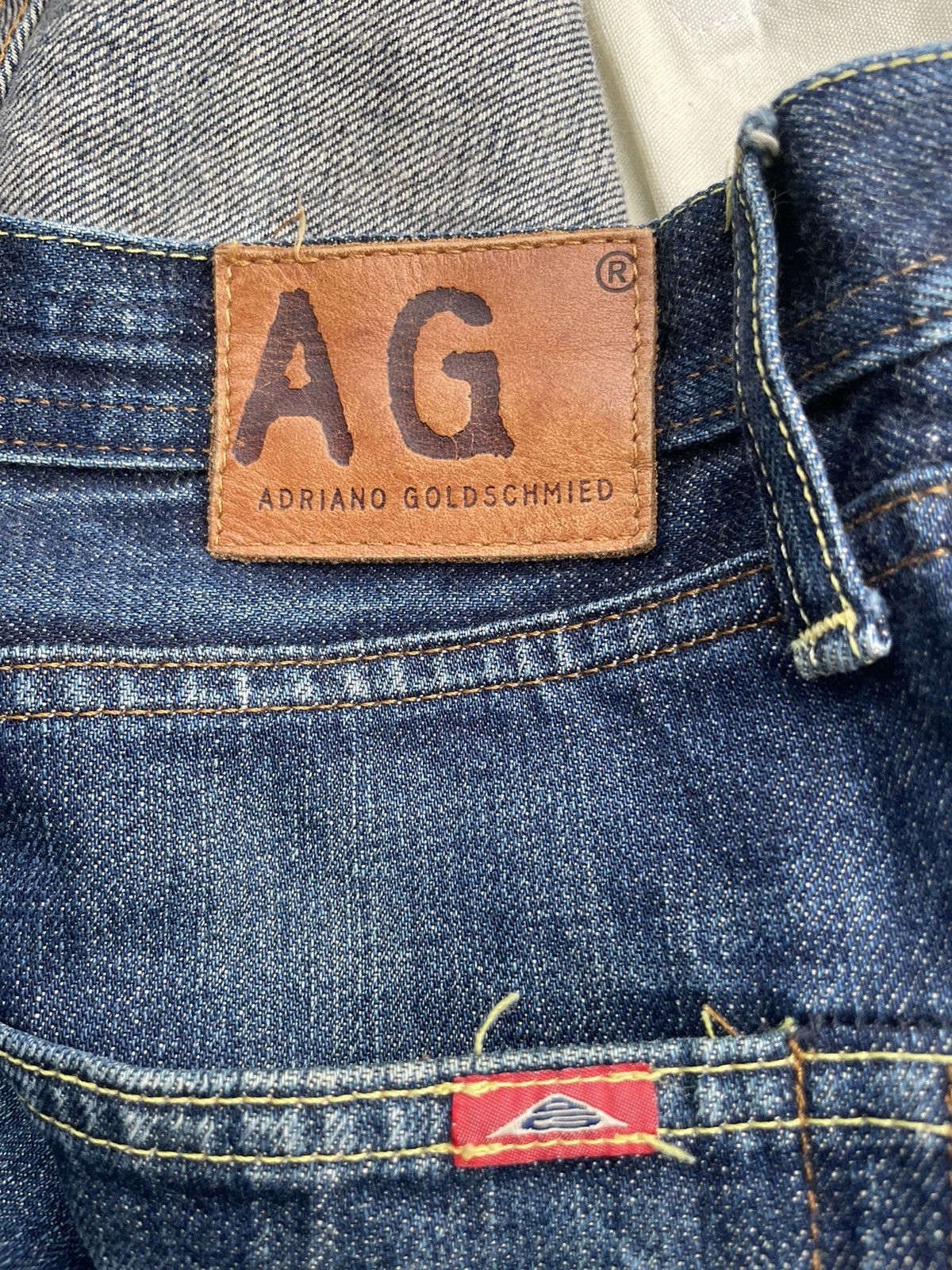 AG Adriano Goldschmied × Designer × Vintage Vintage Adriano Goldschmied Selvedge Denim Size US 31 - 15 Thumbnail