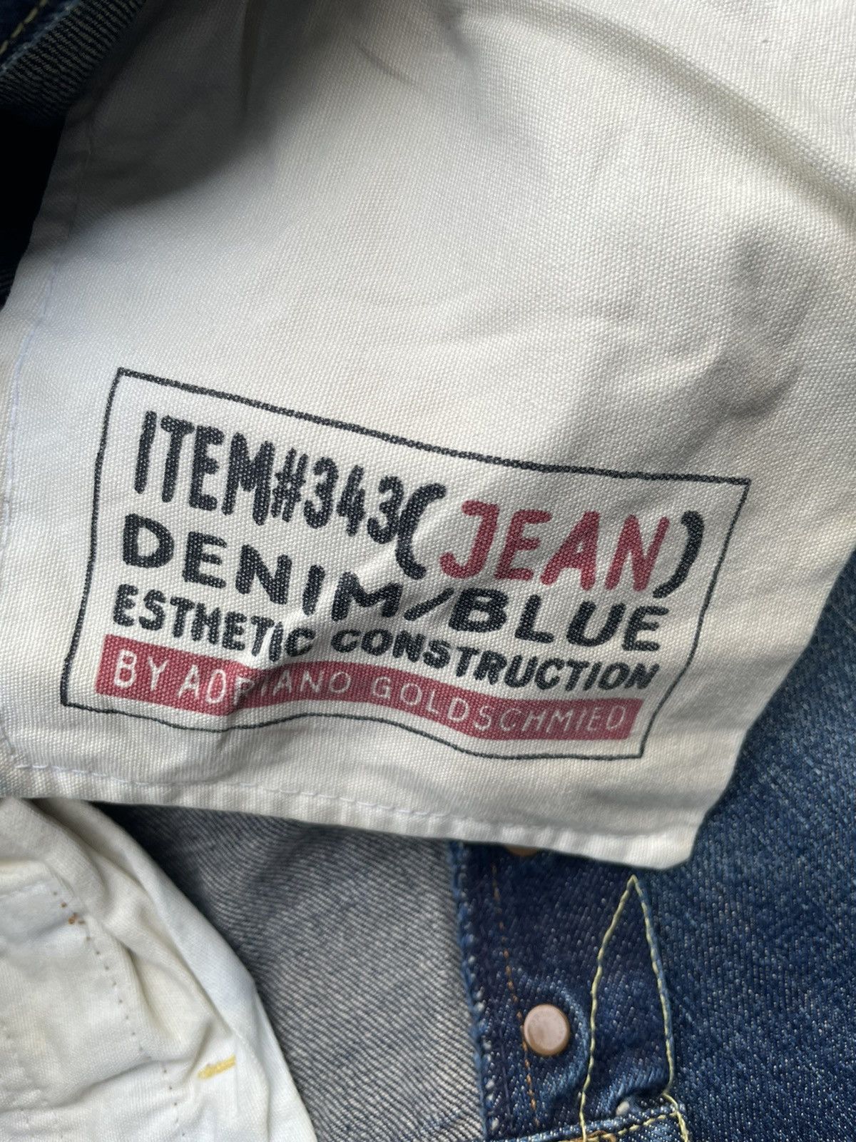 AG Adriano Goldschmied × Designer × Vintage Vintage Adriano Goldschmied Selvedge Denim Size US 31 - 17 Thumbnail