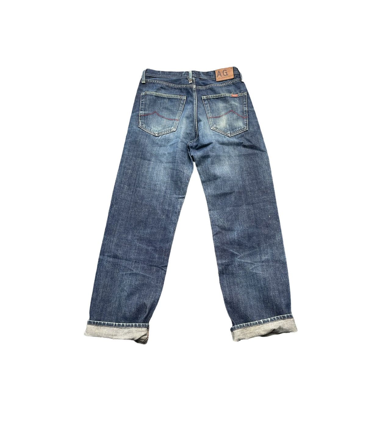 AG Adriano Goldschmied × Designer × Vintage Vintage Adriano Goldschmied Selvedge Denim Size US 31 - 8 Thumbnail