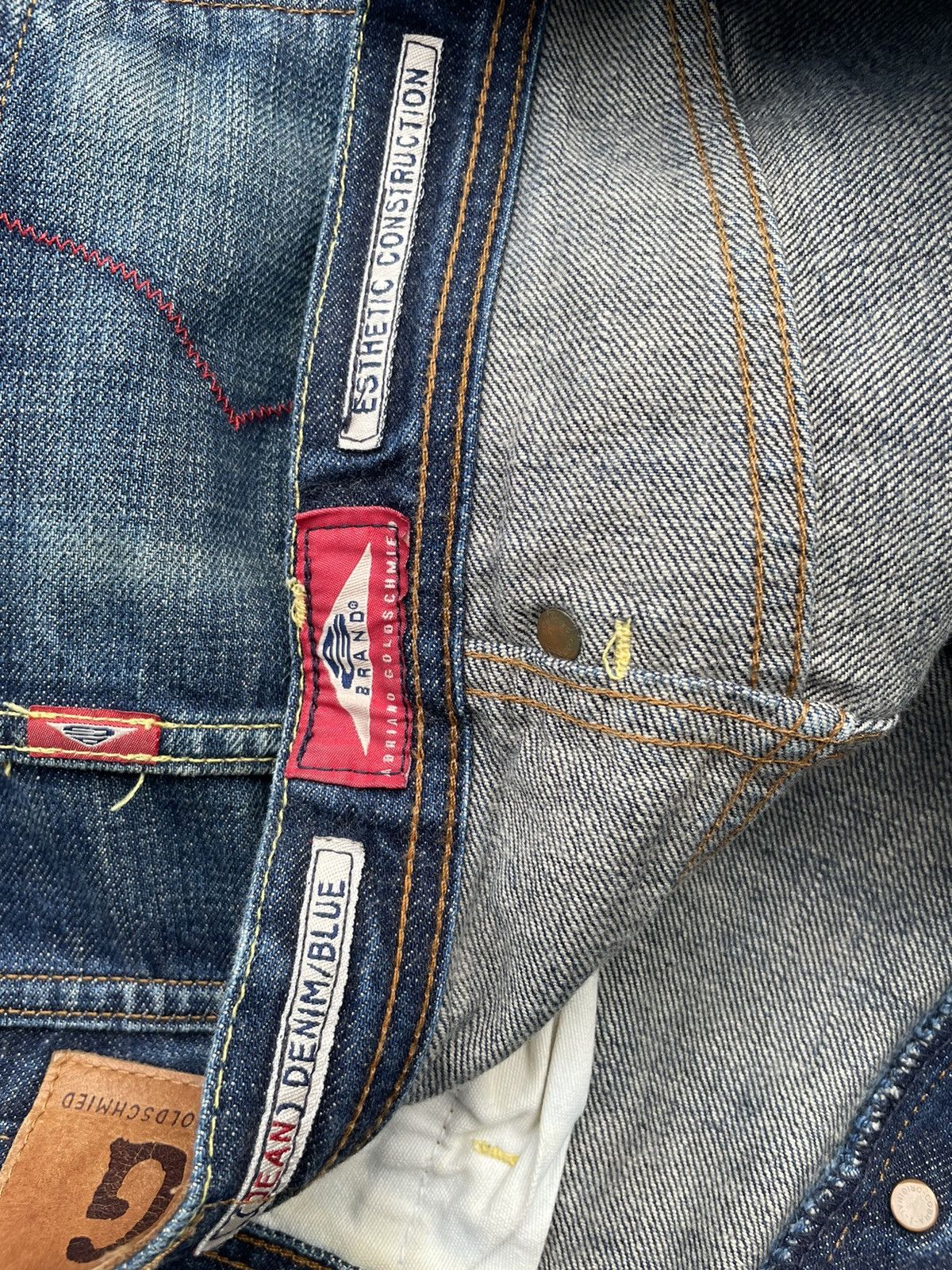 AG Adriano Goldschmied × Designer × Vintage Vintage Adriano Goldschmied Selvedge Denim Size US 31 - 19 Thumbnail