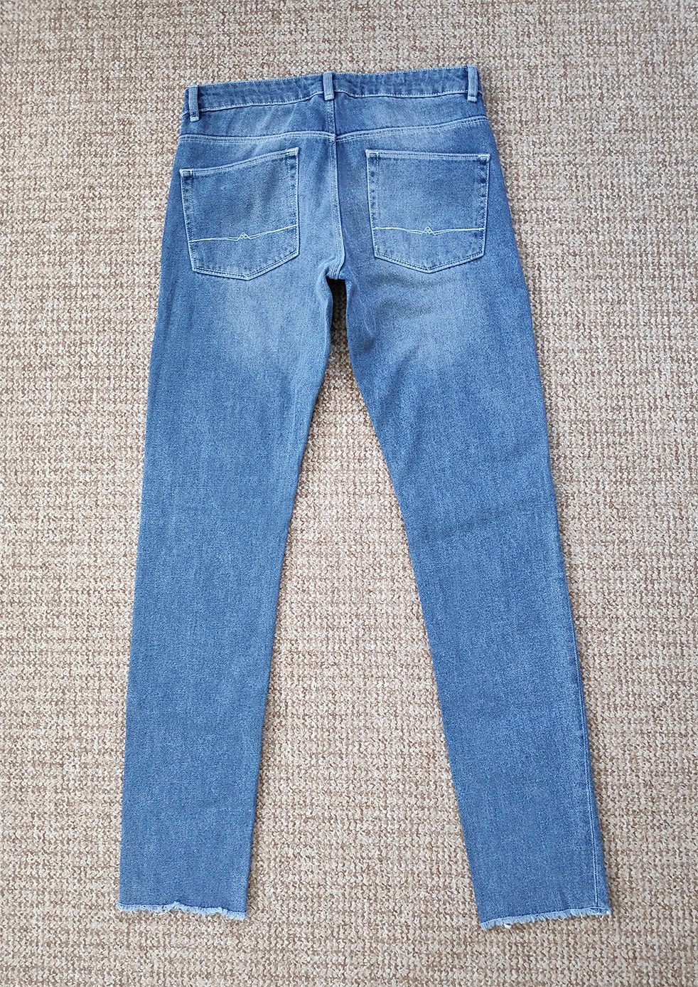 Asos Grunge Prints Skinny denim jeans Skeleton Printed Distressed Size US 32 / EU 48 - 3 Thumbnail