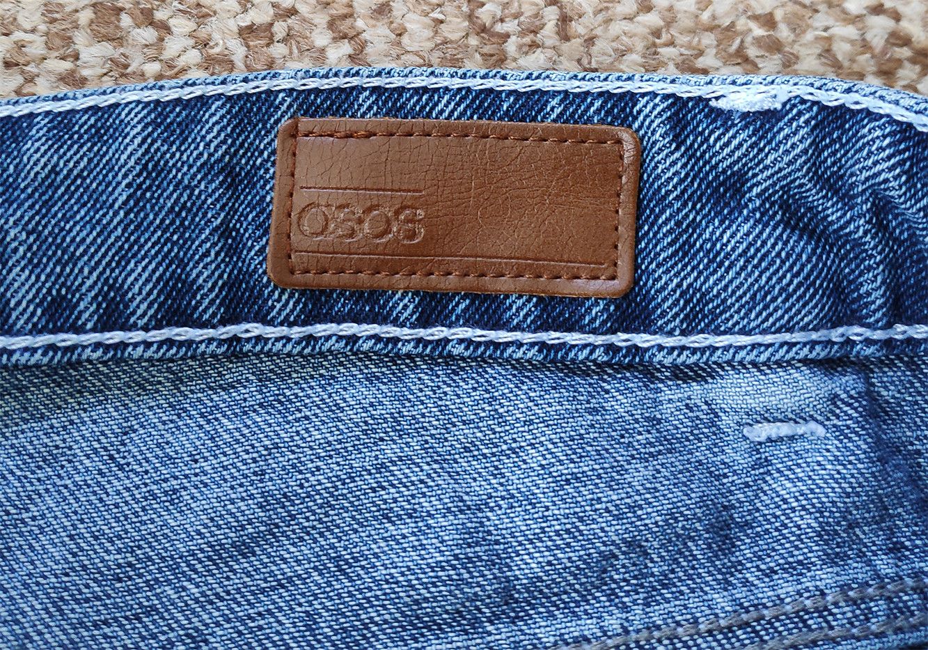Asos Grunge Prints Skinny denim jeans Skeleton Printed Distressed Size US 32 / EU 48 - 4 Thumbnail