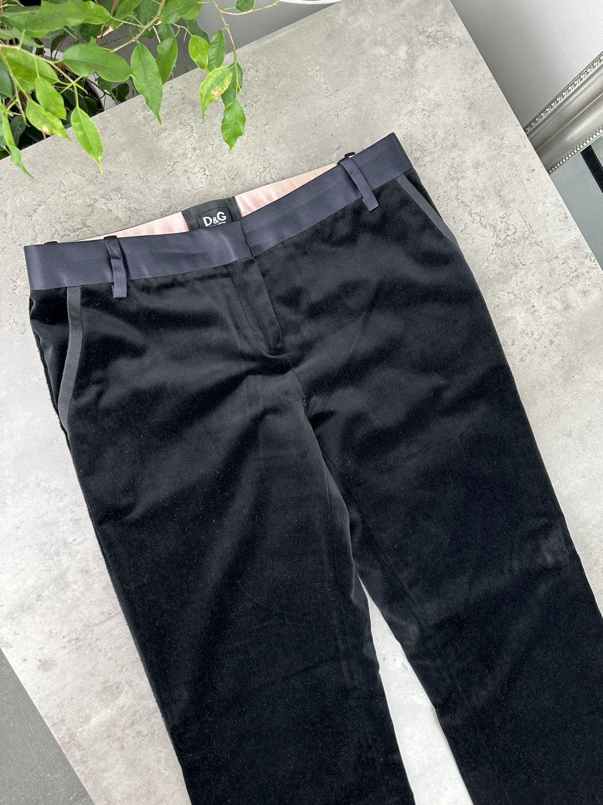 Dolce & Gabbana Dolce&Gabbana Velour Pants Size 28" / US 6 / IT 42 - 10 Thumbnail