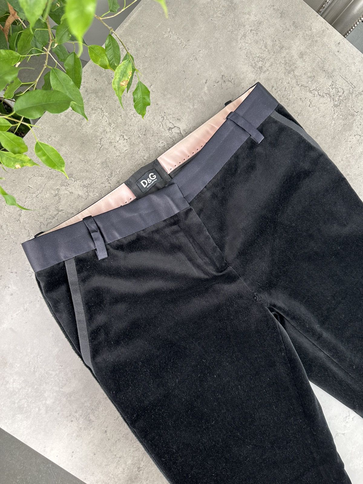 Dolce & Gabbana Dolce&Gabbana Velour Pants Size 28" / US 6 / IT 42 - 2 Thumbnail