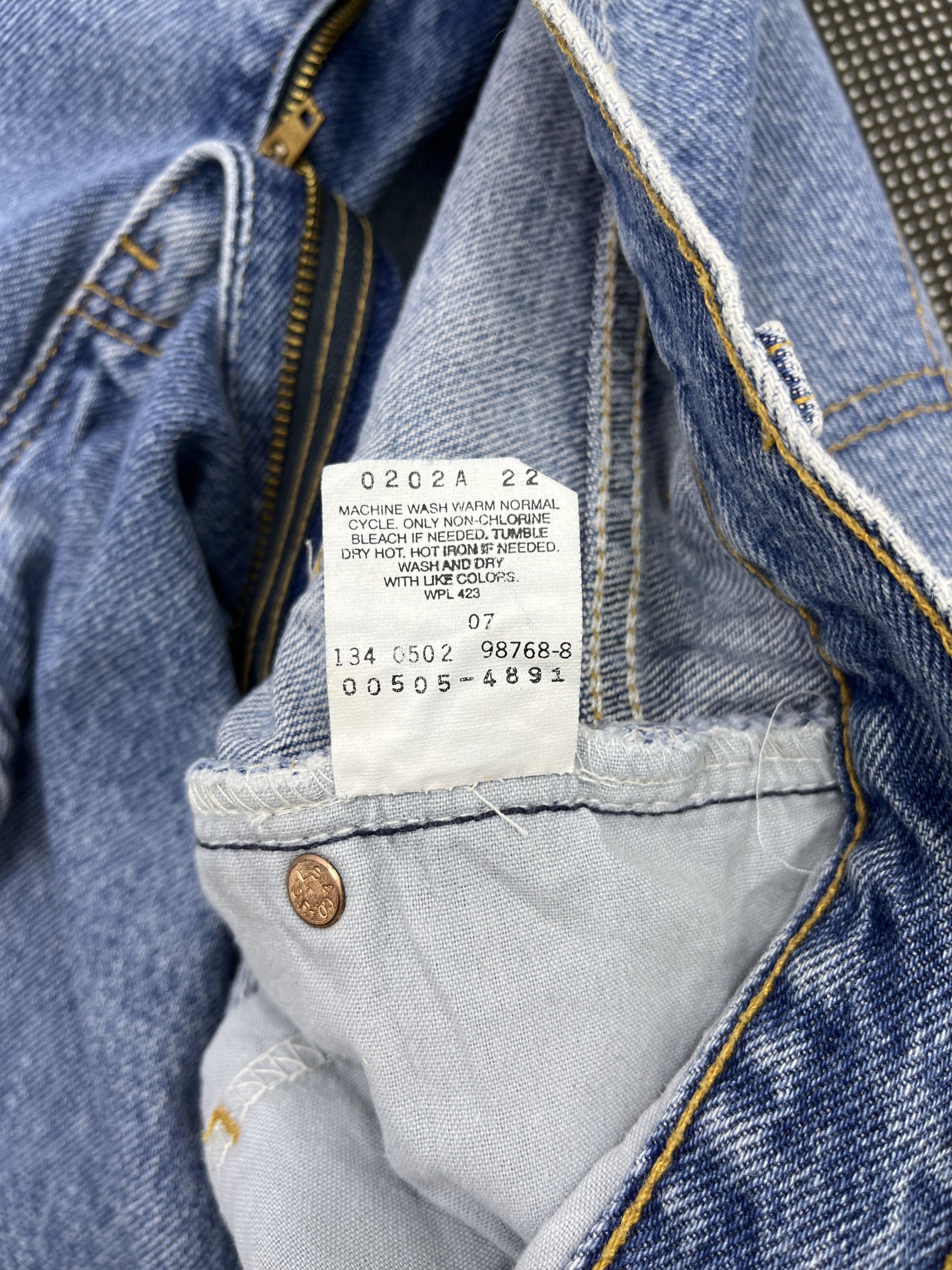 Levi's Vintage Levis 505 Jeans - J168 Size US 38 / EU 54 - 8 Thumbnail