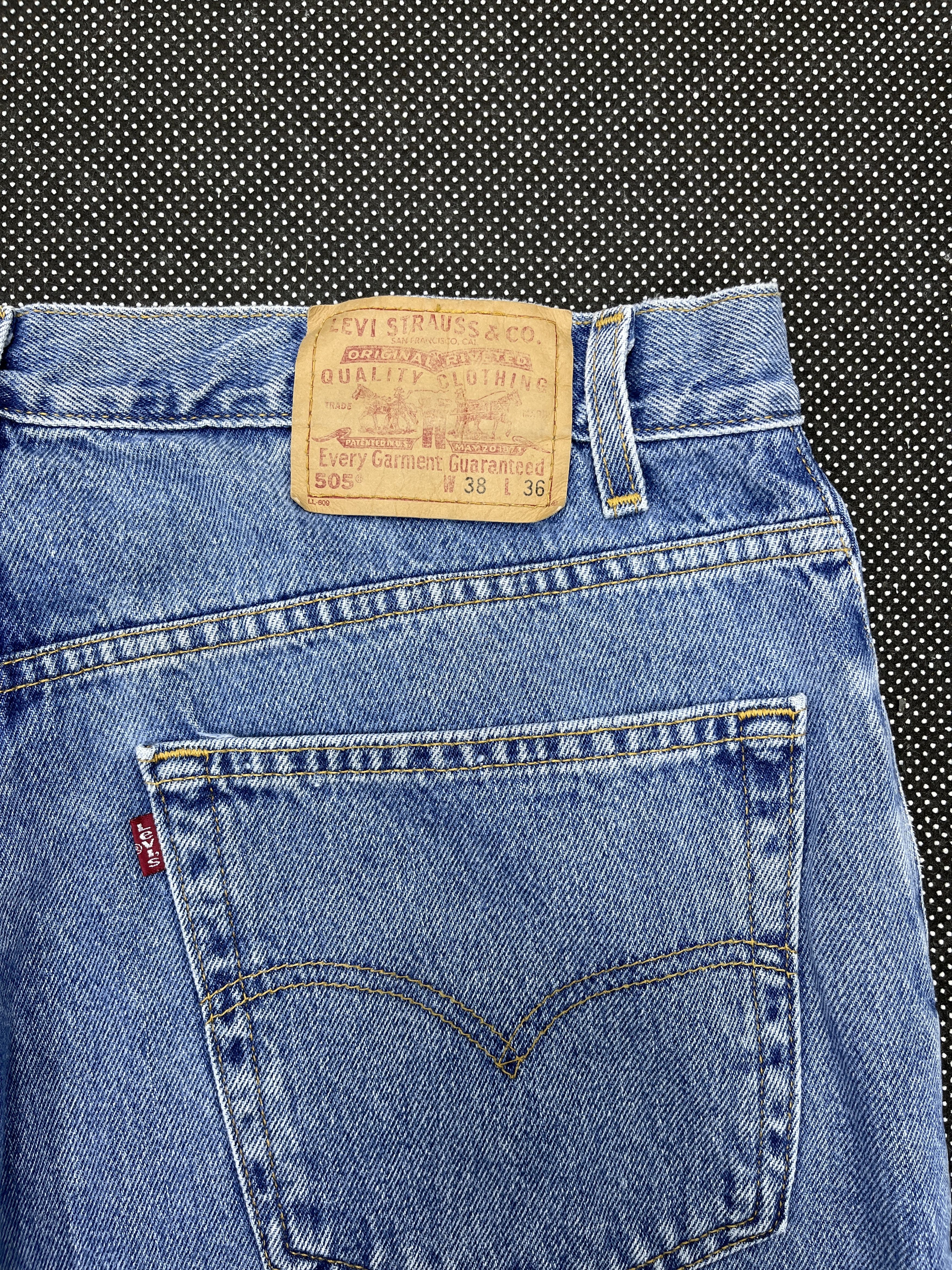 Levi's Vintage Levis 505 Jeans - J168 Size US 38 / EU 54 - 9 Thumbnail