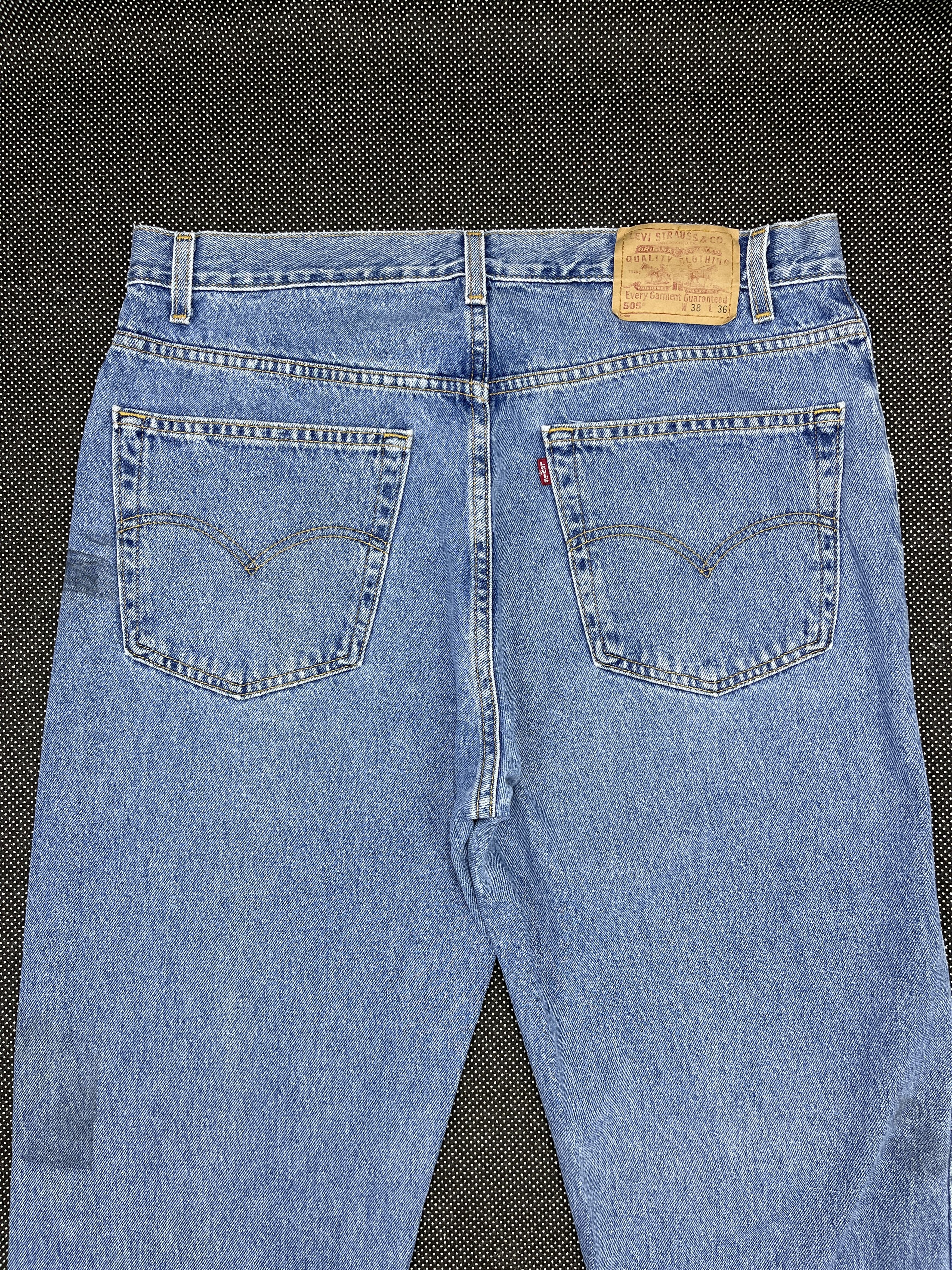 Levi's Vintage Levis 505 Jeans - J168 Size US 38 / EU 54 - 4 Thumbnail