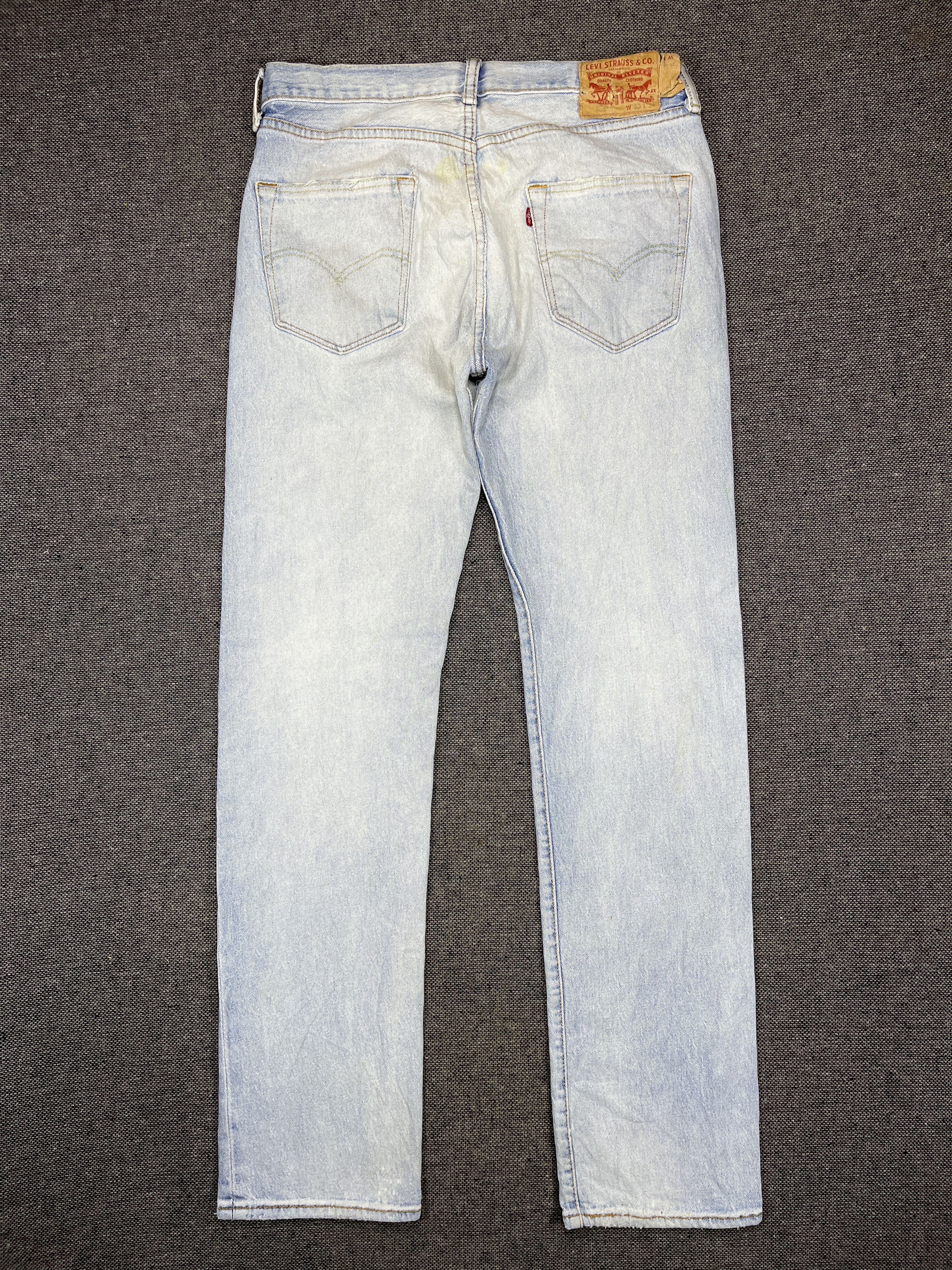 Levi's × Vintage Vintage Levis 501 Light Wash Jeans 33 x 33 - J201 Size US 33 - 2 Thumbnail