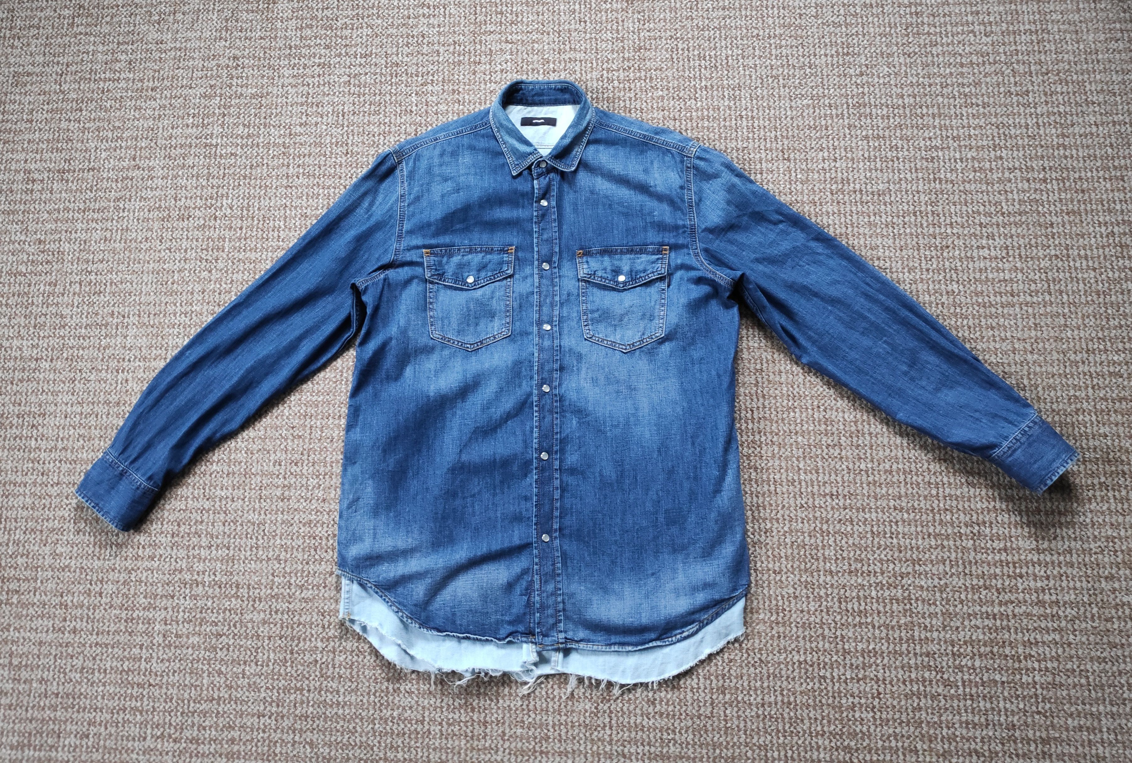 Diesel Diesel Double Denim Shirt Long Sleeve Size US M / EU 48-50 / 2 - 4 Thumbnail