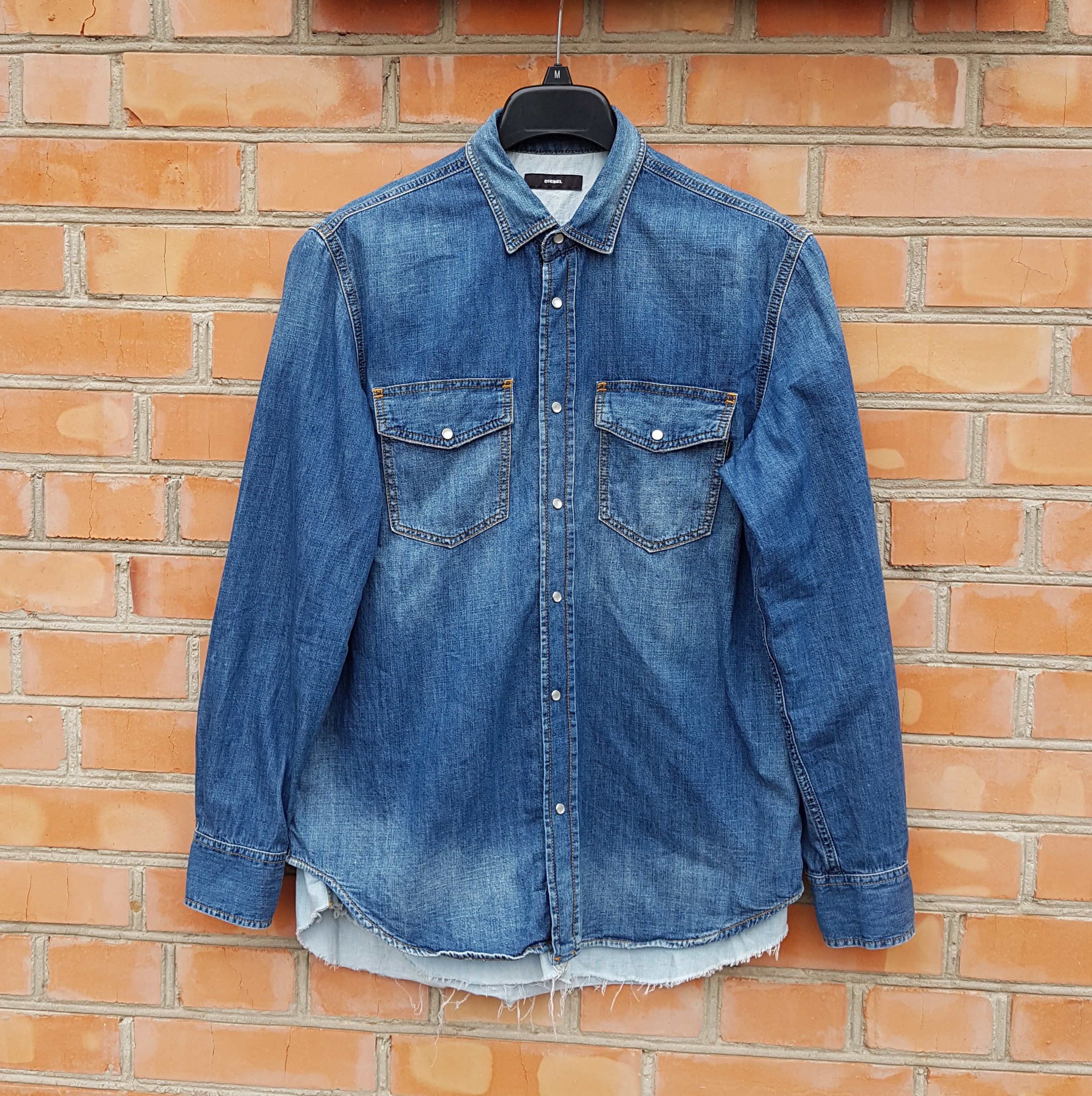 Diesel Diesel Double Denim Shirt Long Sleeve Size US M / EU 48-50 / 2 - 1 Thumbnail