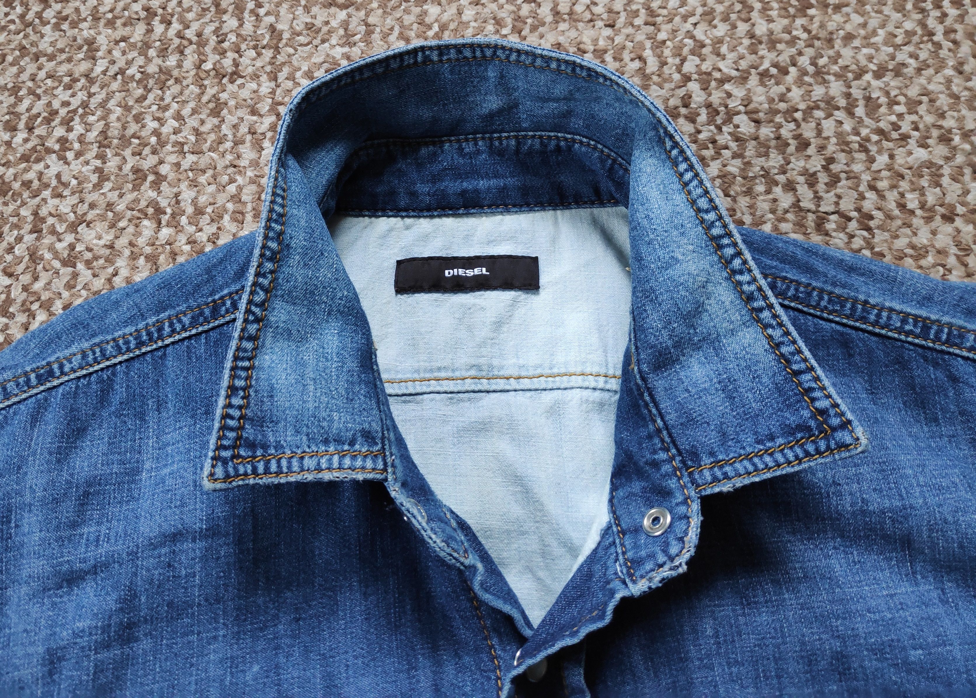 Diesel Diesel Double Denim Shirt Long Sleeve Size US M / EU 48-50 / 2 - 10 Thumbnail