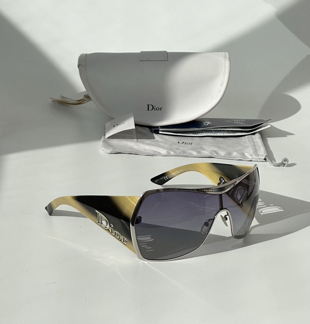 Dior Dior Gaucho 1 Mask Sunglasses Ss2006 Y2k Coquette Grailed 5901