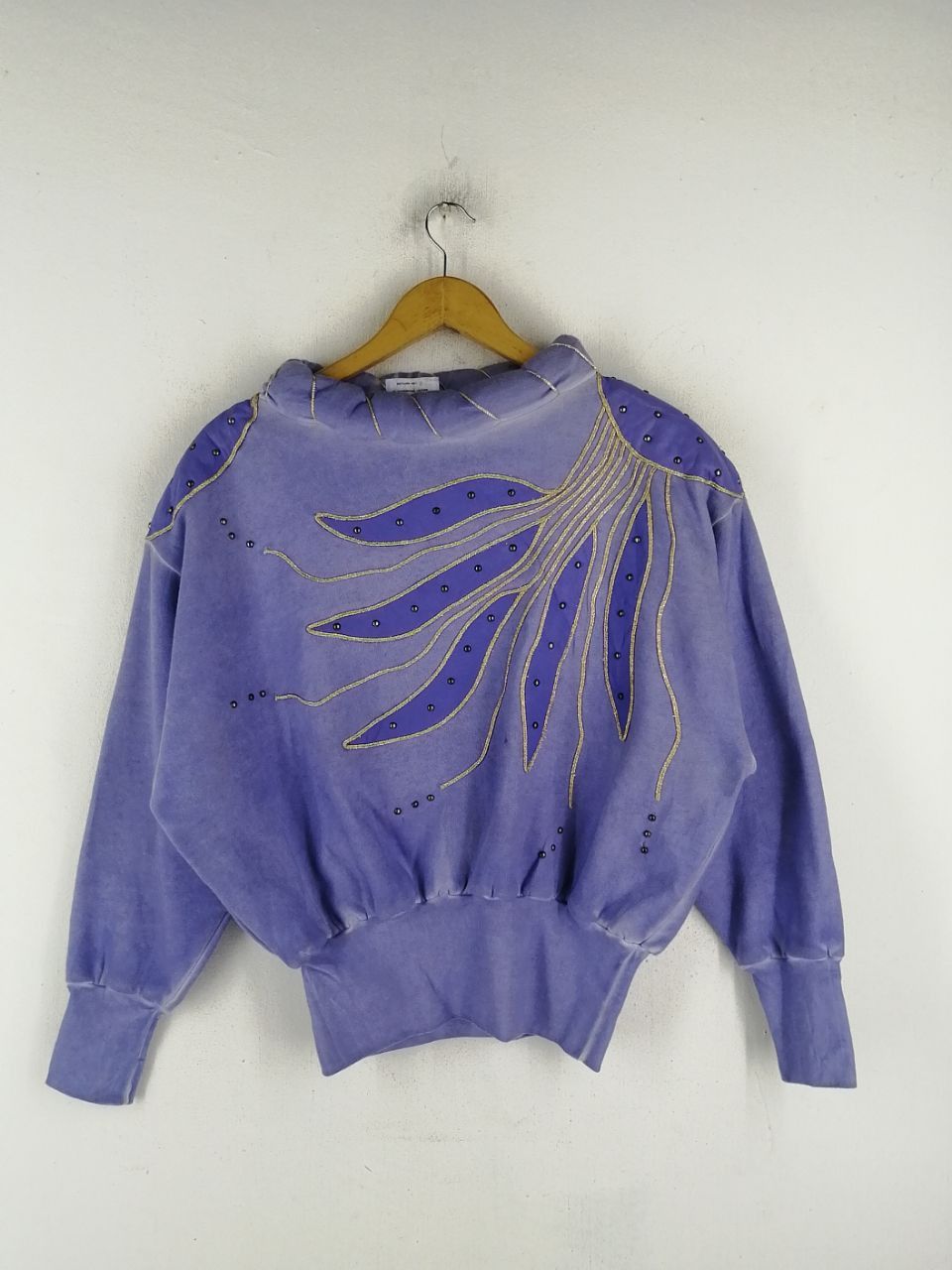 Designer × Vintage Eda Michelle Bomber Styles Sweatshirt Size US M / EU 48-50 / 2 - 1 Thumbnail