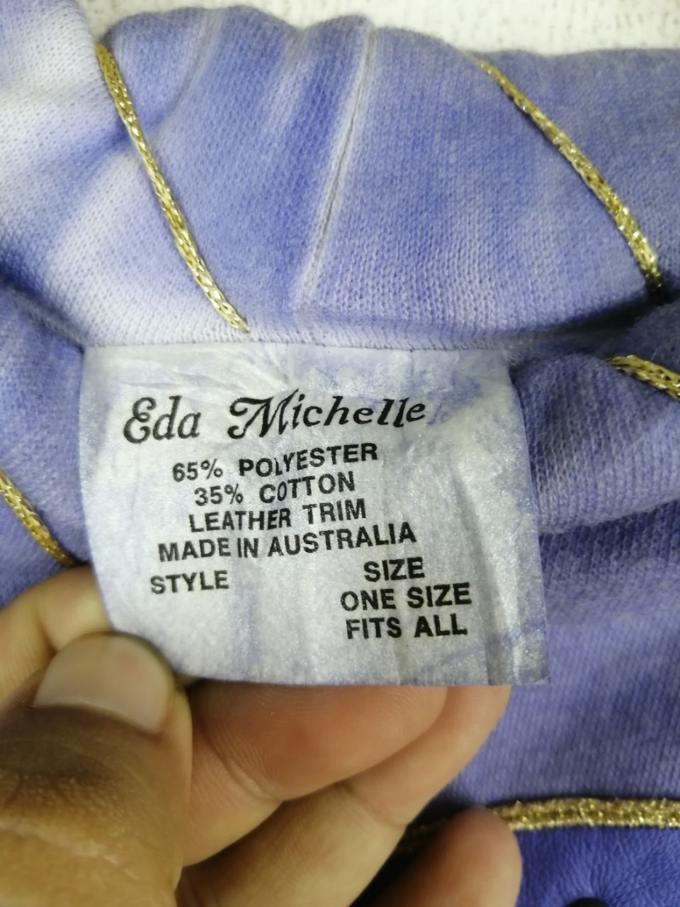 Designer × Vintage Eda Michelle Bomber Styles Sweatshirt Size US M / EU 48-50 / 2 - 5 Thumbnail