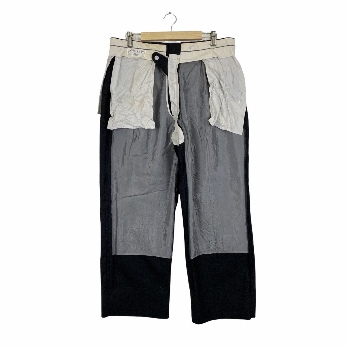 Nina Ricci Vintage NINA RICCI Monsieur Casual Designer Trouser Pant Size 33" - 3 Thumbnail