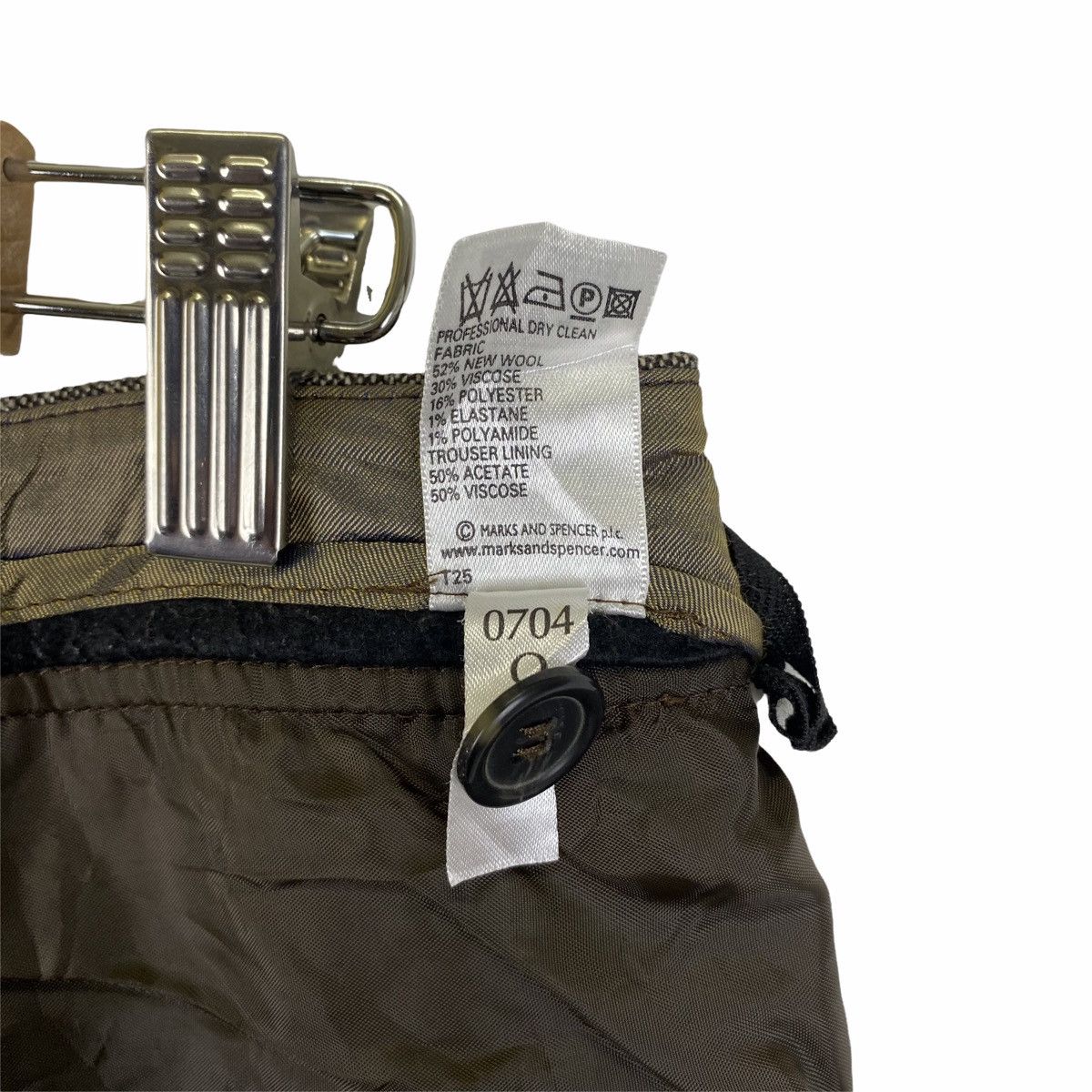 Marks & Spencer MARKS AND SPENCER London Designer Casual Trouser Pants Size US 30 / EU 46 - 11 Thumbnail