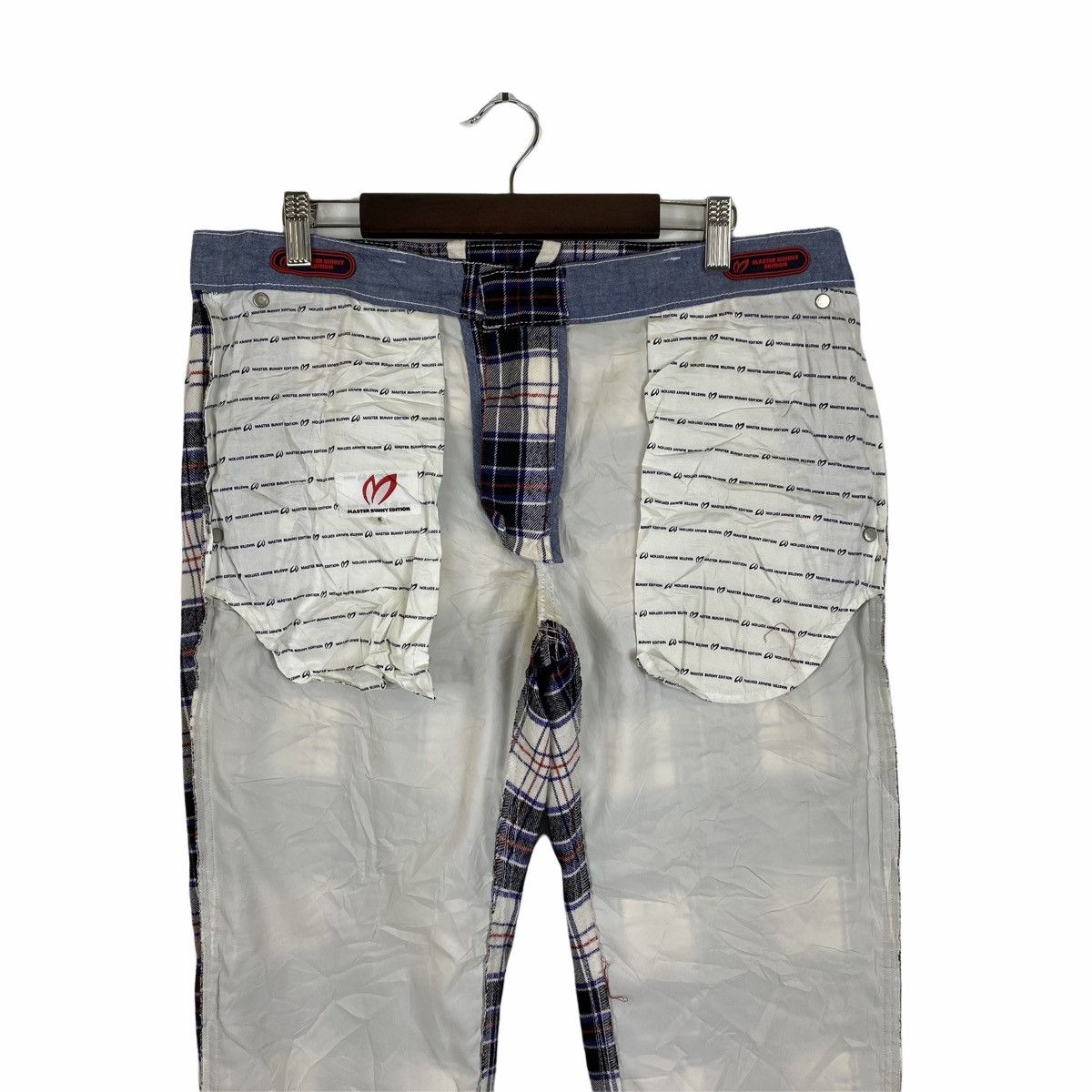 Japanese Brand × Vintage Vintage MASTER BUNNY EDITION Japanese Checkered Casual Pants Size US 34 / EU 50 - 7 Thumbnail