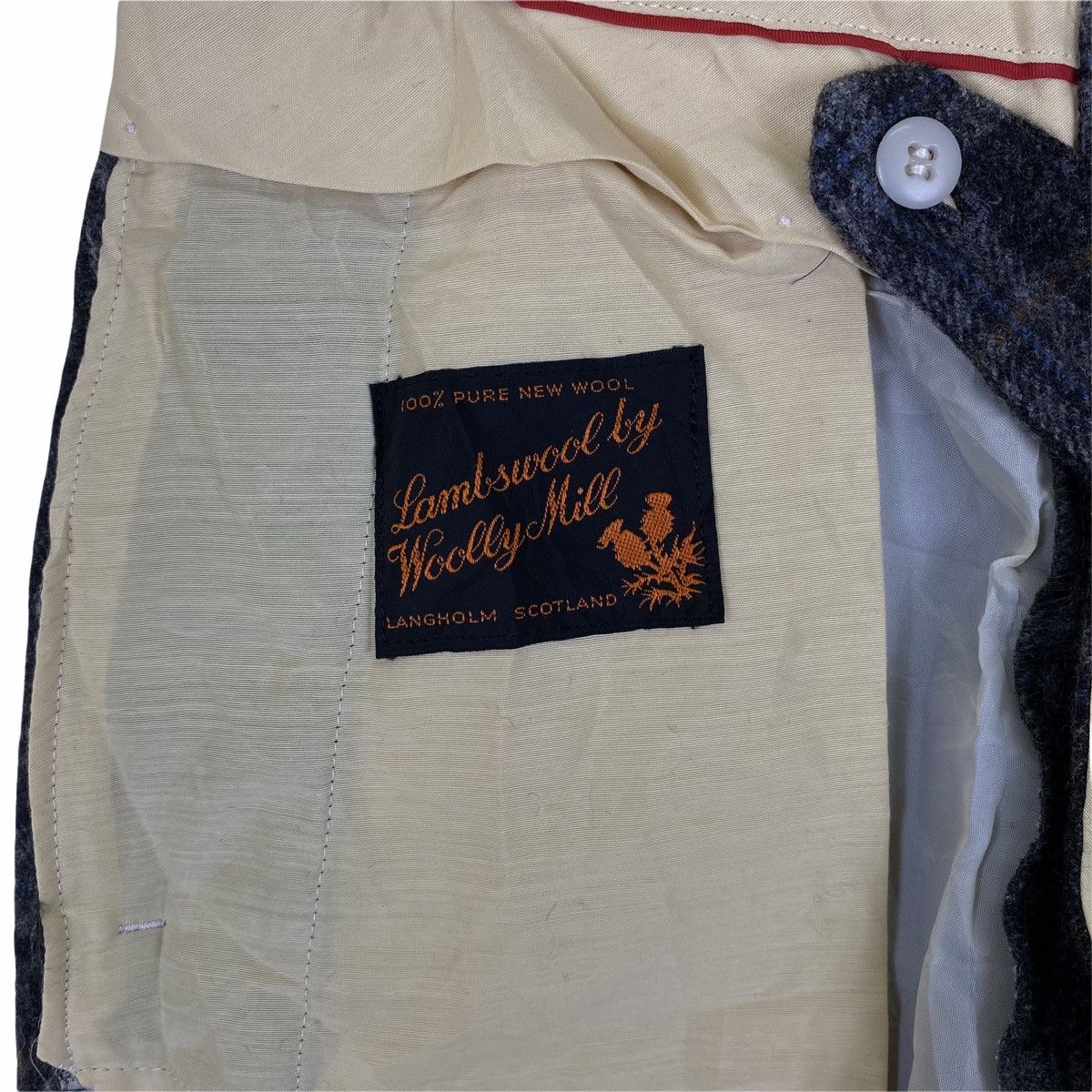J. Press × Vintage Vintage J PRESS LANGHOLM SCOTLAND Lambswool Nova Check Pants Size US 30 / EU 46 - 9 Thumbnail