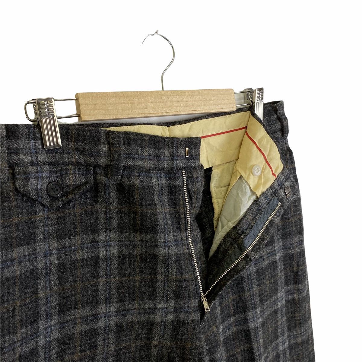 J. Press × Vintage Vintage J PRESS LANGHOLM SCOTLAND Lambswool Nova Check Pants Size US 30 / EU 46 - 7 Thumbnail