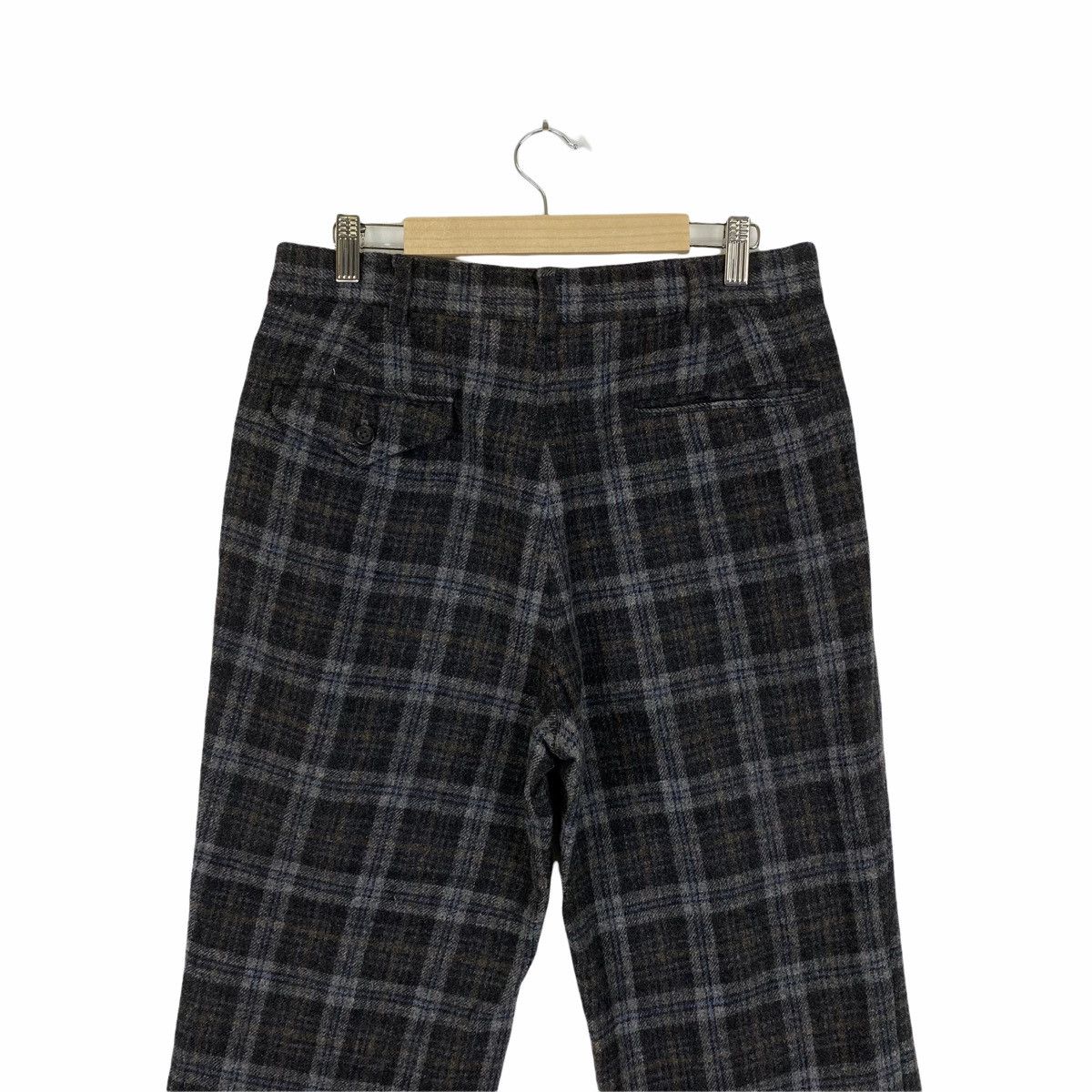 J. Press × Vintage Vintage J PRESS LANGHOLM SCOTLAND Lambswool Nova Check Pants Size US 30 / EU 46 - 6 Thumbnail