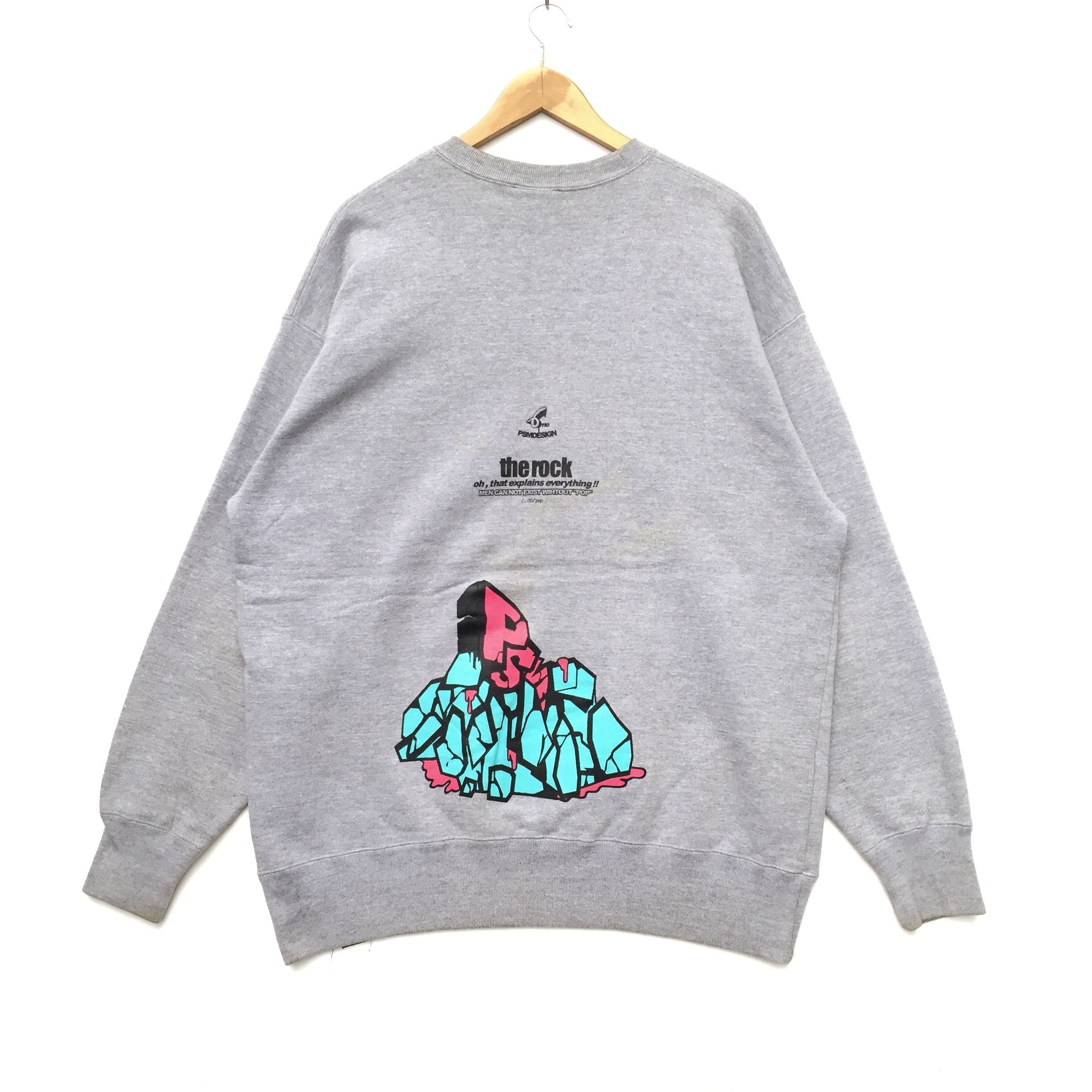 Other Vintage PSMD Design Pop Sweatshirt Logo Spell Out Size US XL / EU 56 / 4 - 6 Thumbnail