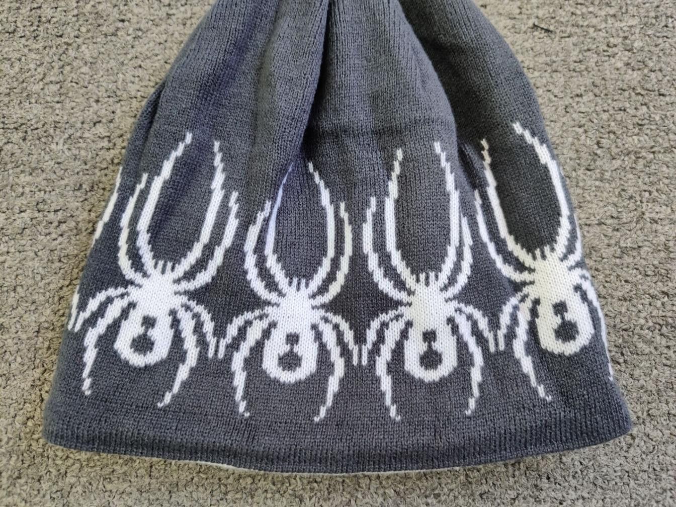Spyder Spyder Repeating Graphics Beanie Hat Grey Color Size ONE SIZE - 3 Thumbnail
