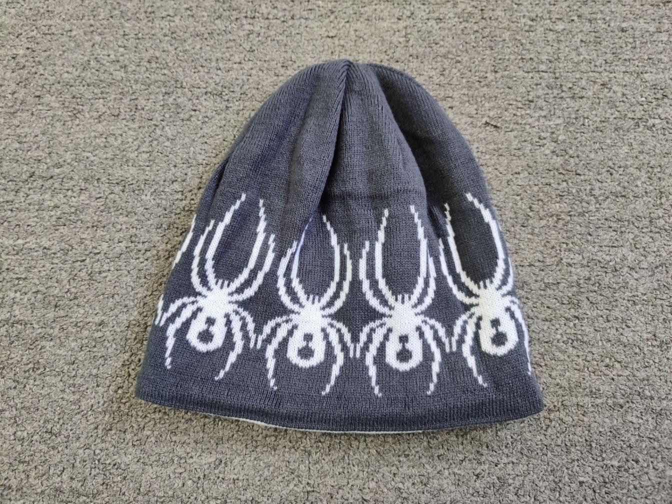 Spyder Spyder Repeating Graphics Beanie Hat Grey Color Size ONE SIZE - 1 Thumbnail
