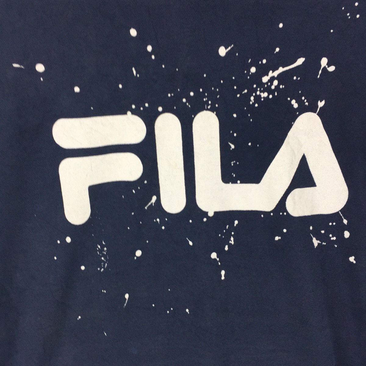 Fila × Vintage Vintage FILA Italia Big Spell Sportswear Navy Blue Size US L / EU 52-54 / 3 - 4 Thumbnail