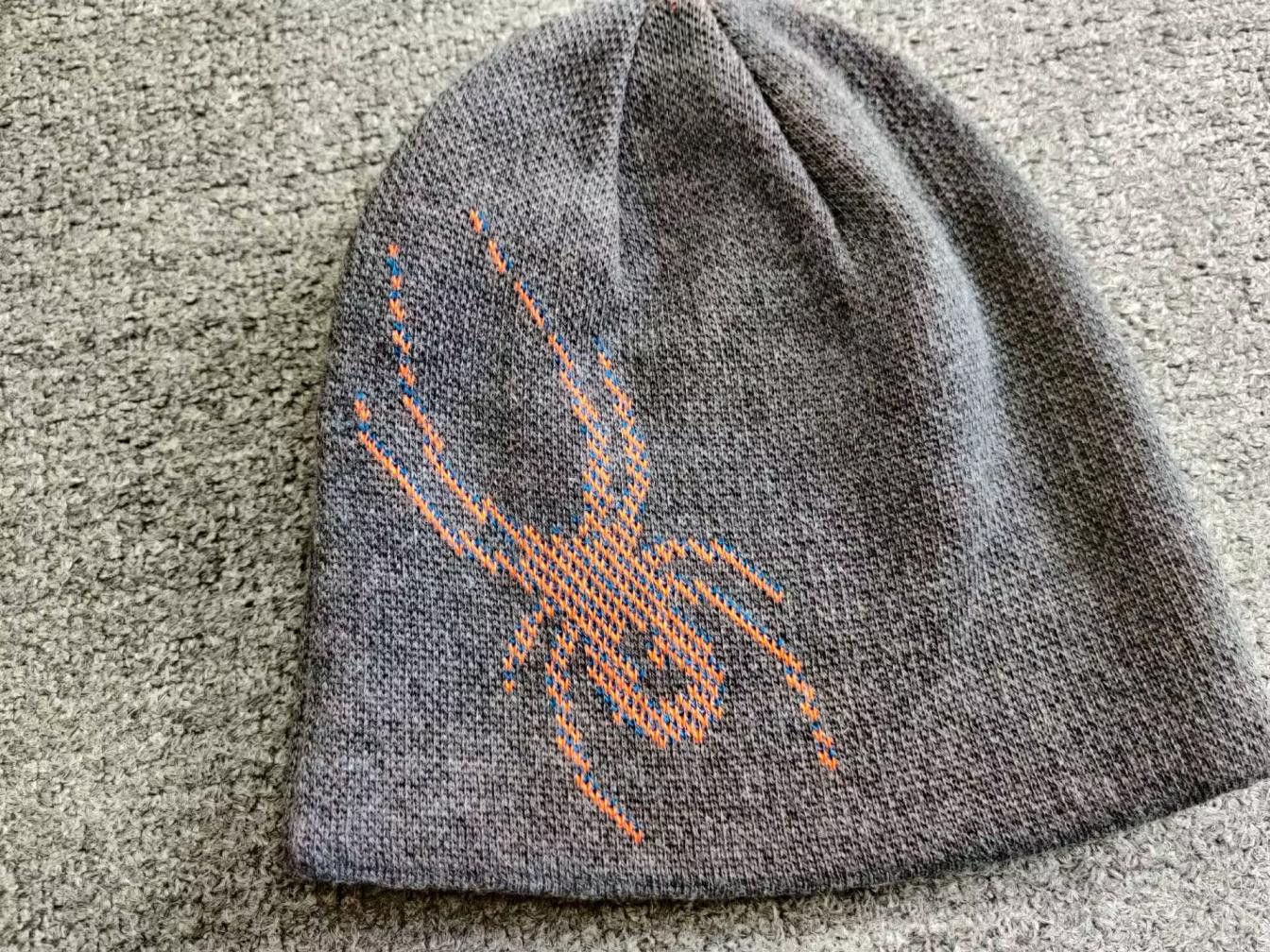 Spyder Spyder Graphics Knitted Beanie Hat Grey Color Size ONE SIZE - 2 Thumbnail