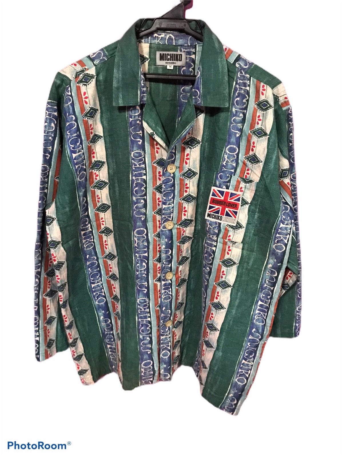 Michiko Koshino London MICHIKO LONDON COLOUR FULL SIZE M SHIRT BUTTON UP Size US M / EU 48-50 / 2 - 2 Thumbnail
