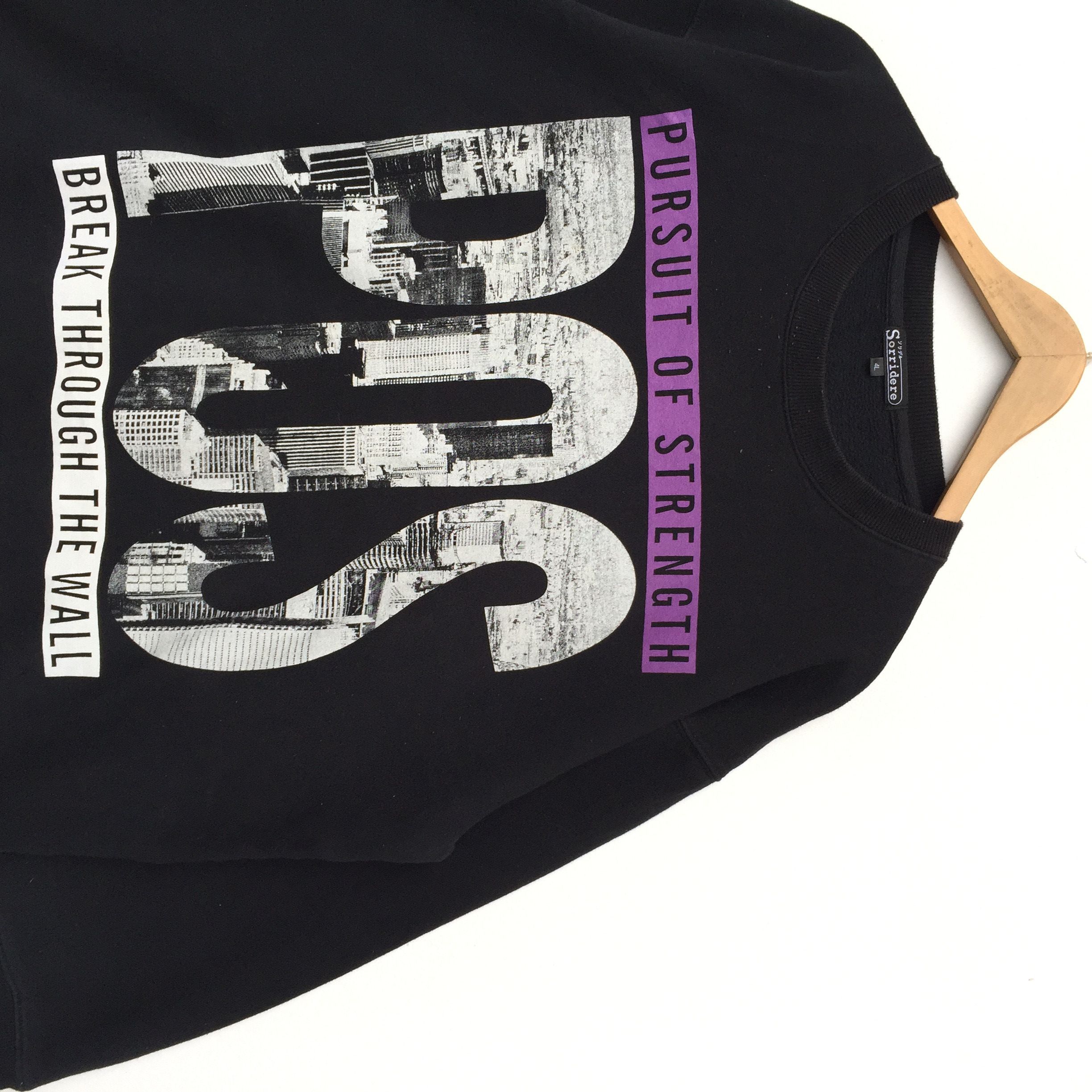 Vintage Vintage Sorridere Pursuit Of Strength Sweatshirt Logo Size US XL / EU 56 / 4 - 2 Thumbnail