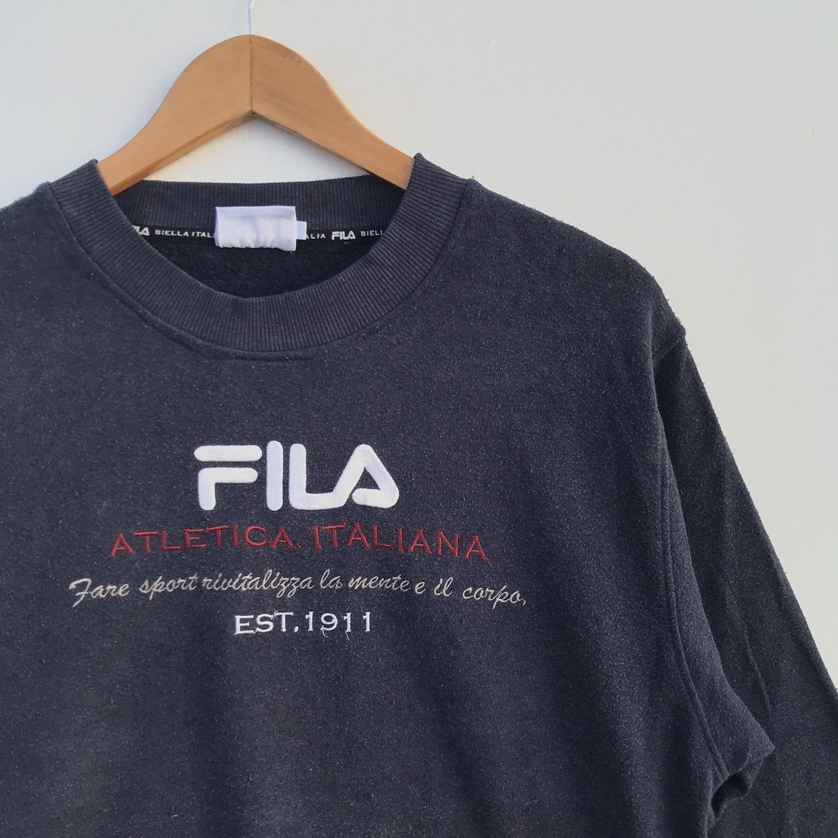 Fila × Vintage Vintage Fila Atletica Italiana sweatshirt Streetwear Size US M / EU 48-50 / 2 - 2 Thumbnail
